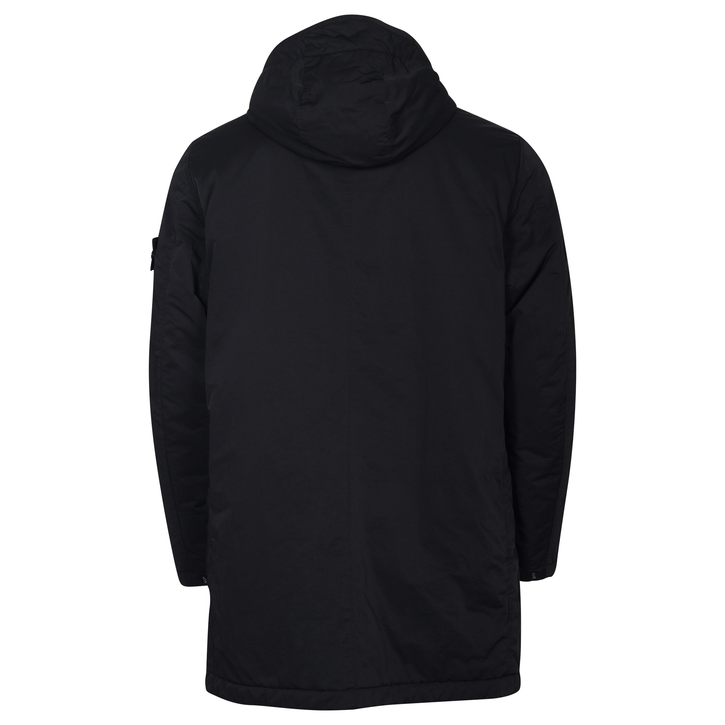 Stone Island Hyper Dense Nylon Twill Jacket Black With Primaloft