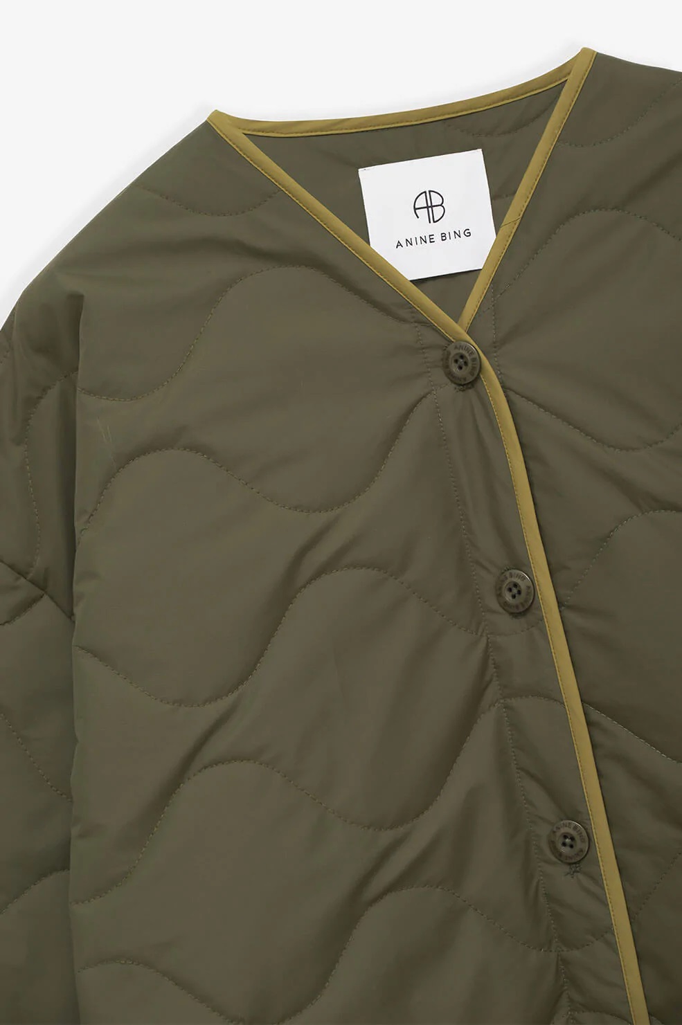 Anine Bing Paddington Rain Coat in Green