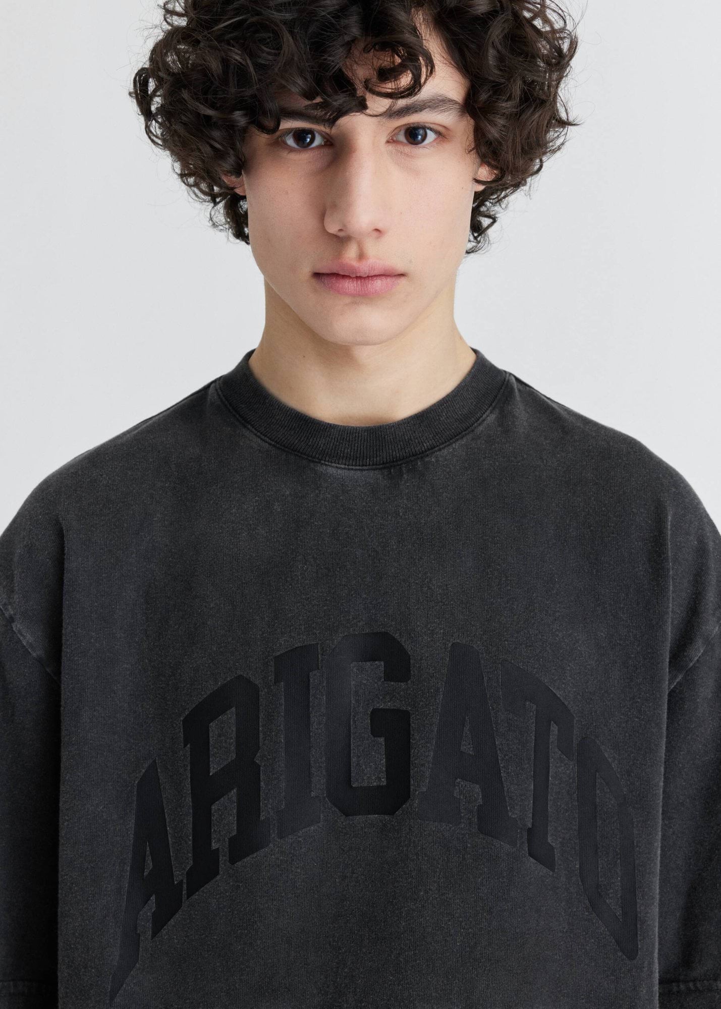 AXEL ARIGATO Link T-Shirt in Washed Black XL