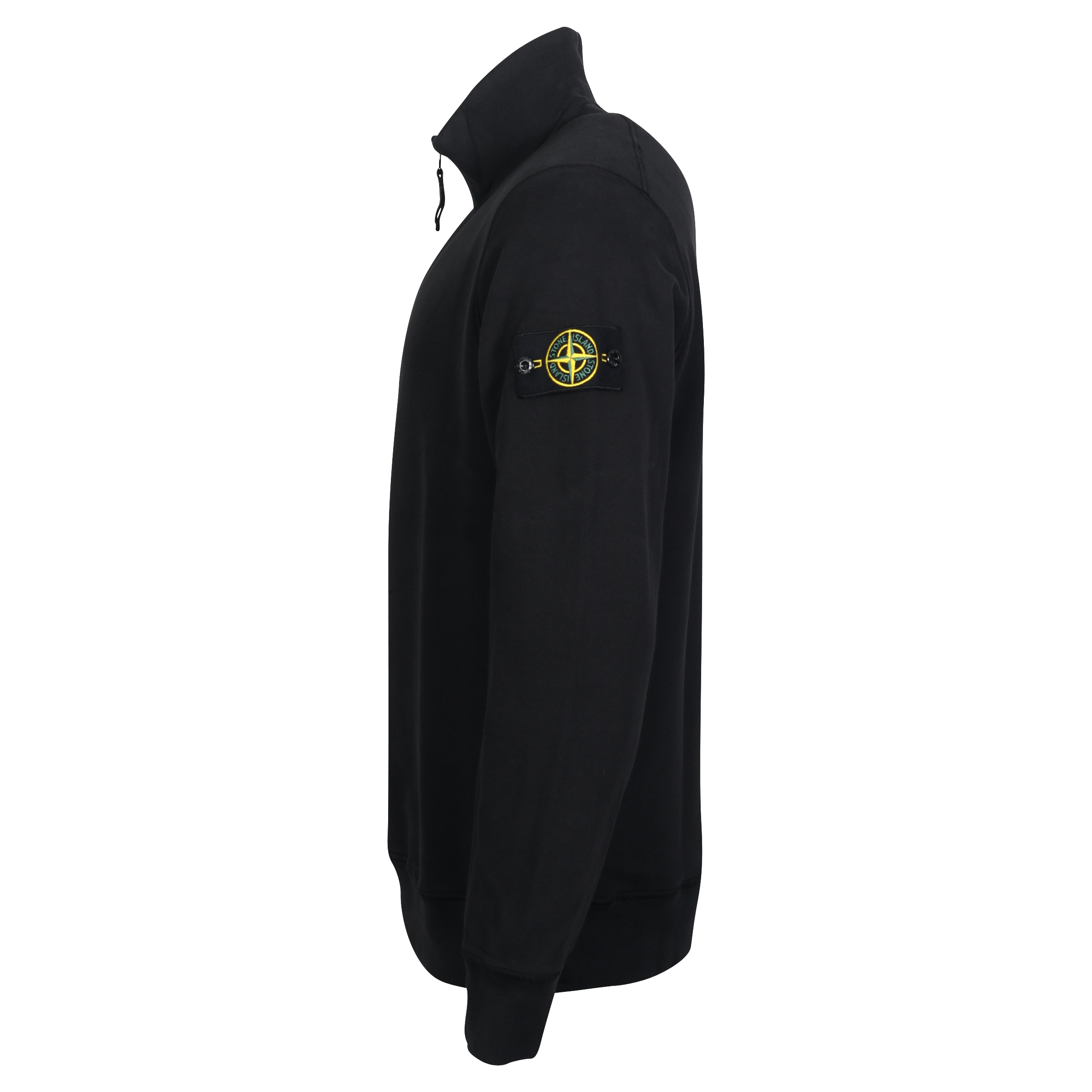 Stone Island Zip Sweatshirt in Black L