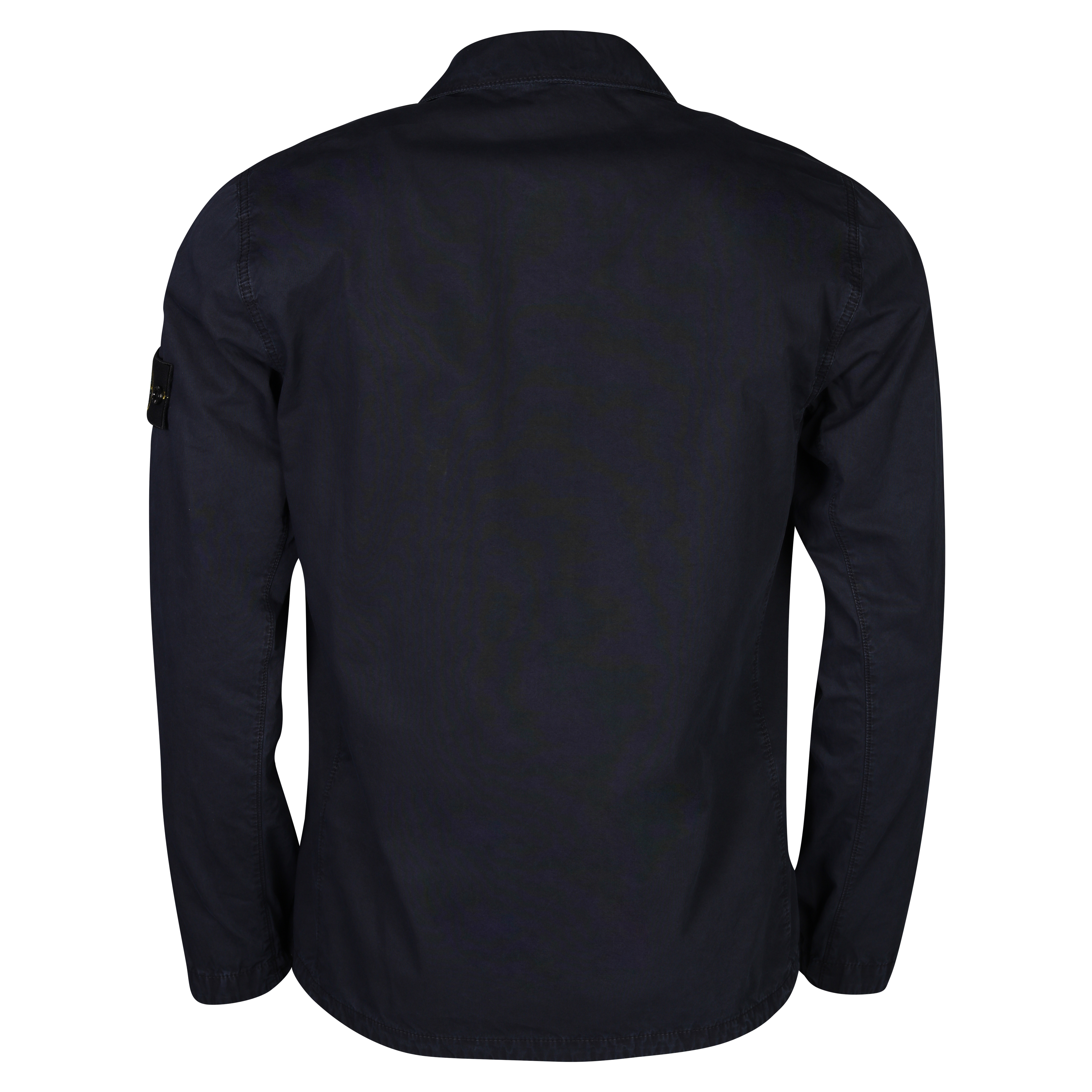 Stone Island Cotton Overshirt Washed Navy 2XL
