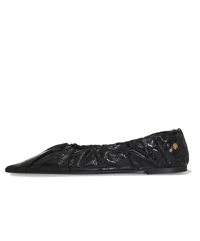 ANINE BING Nadine Flats in Black