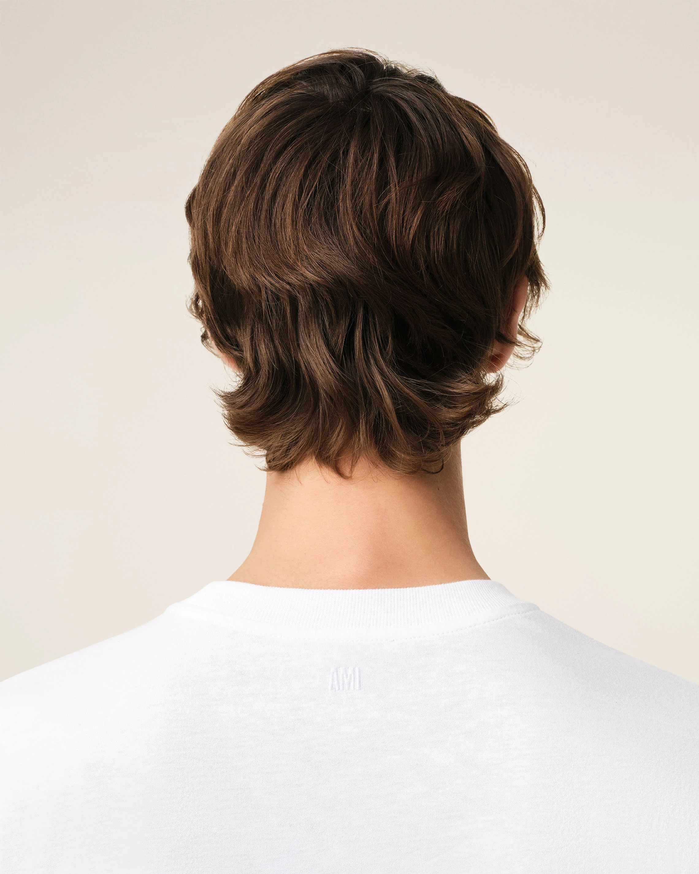 AMI PARIS de Coeur Longsleeve in White