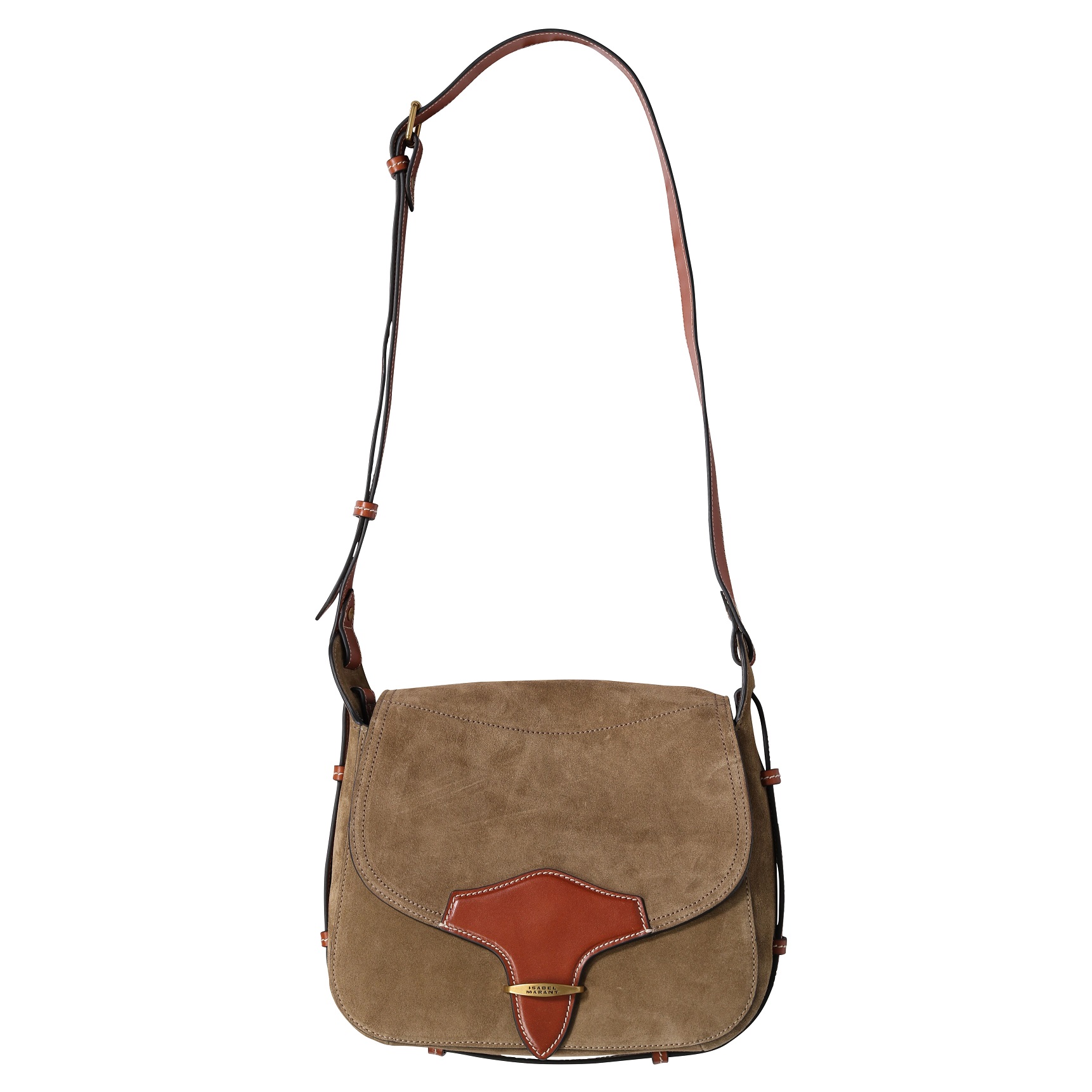 ISABEL MARANT Botsy Besace Bag in Khaki