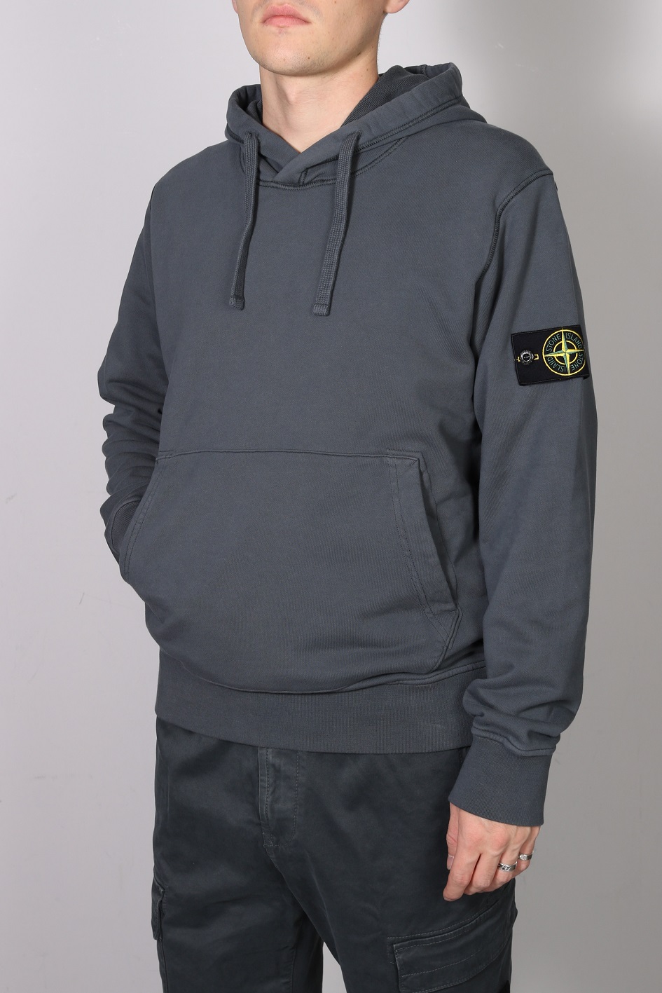 STONE ISLAND Sweat Hoodie in Dark Grey S