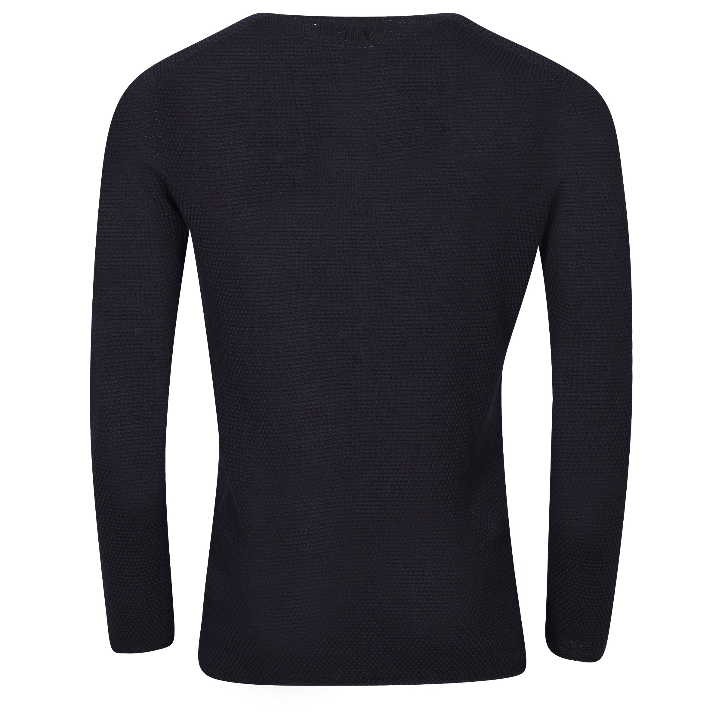 Hannes Roether Pique Knit Sweater Nightblue