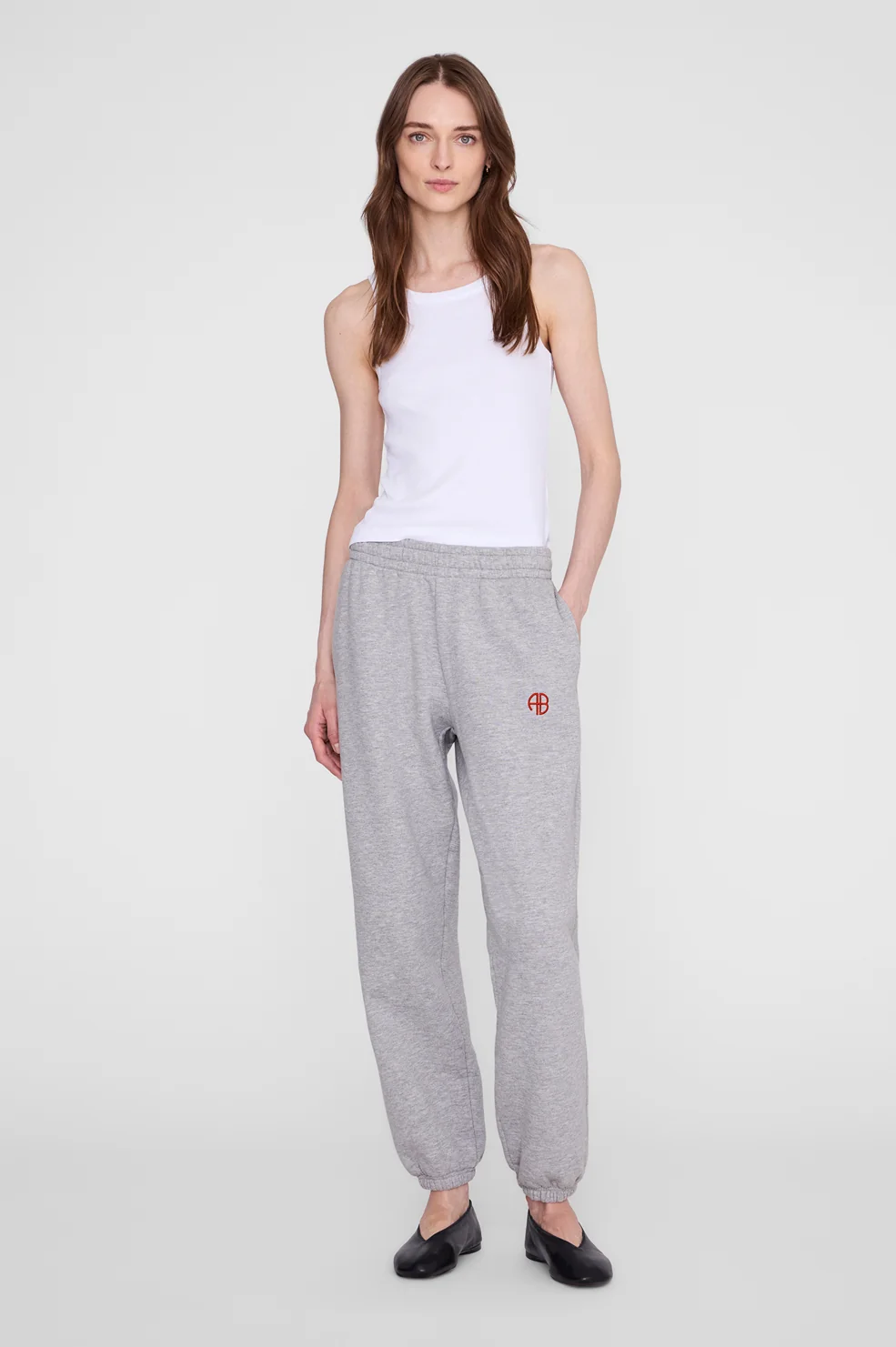 ANINE BING Karter Sweatpant in Grey
