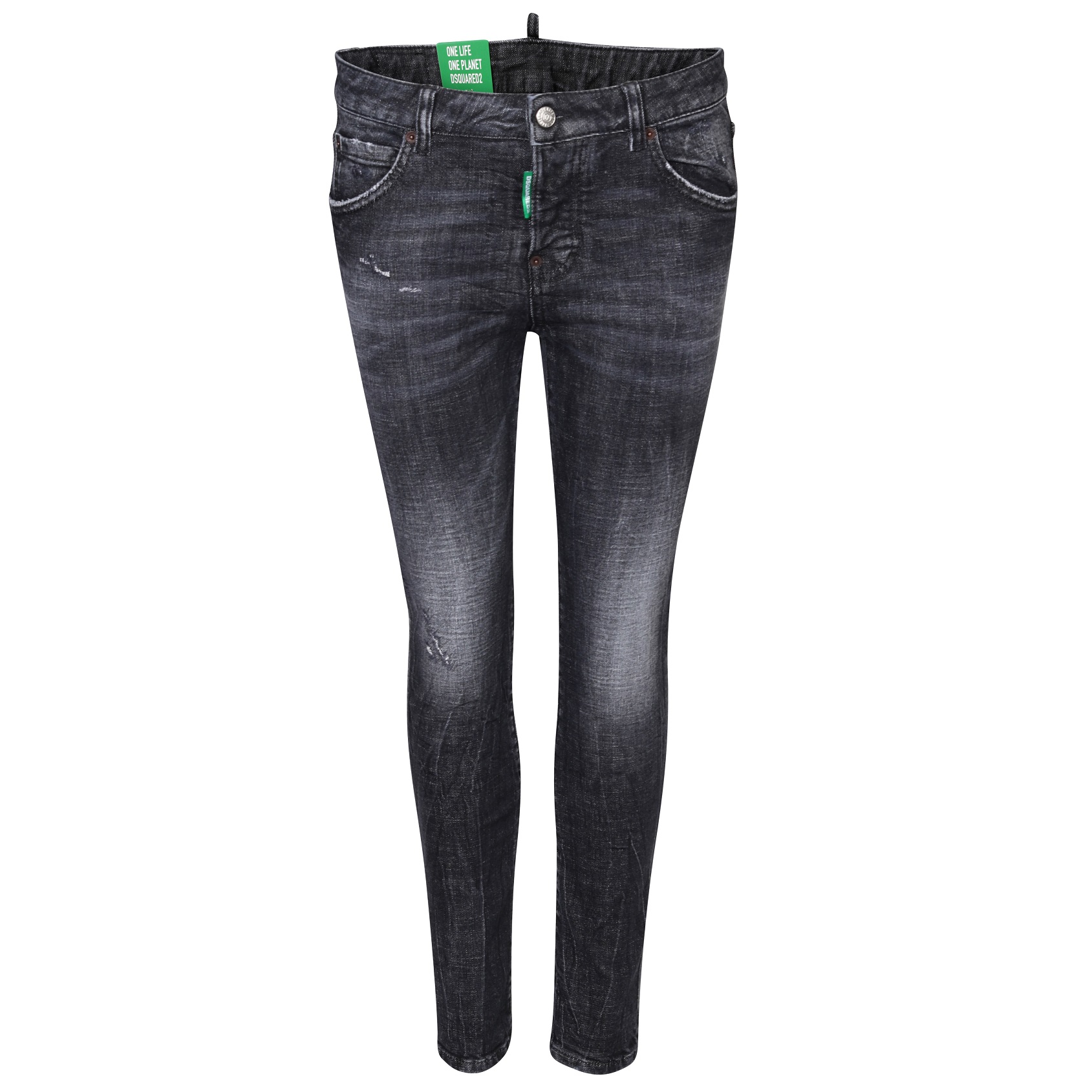 DSQUARED2 Jeans Cool Girl Green Label in Washed Black