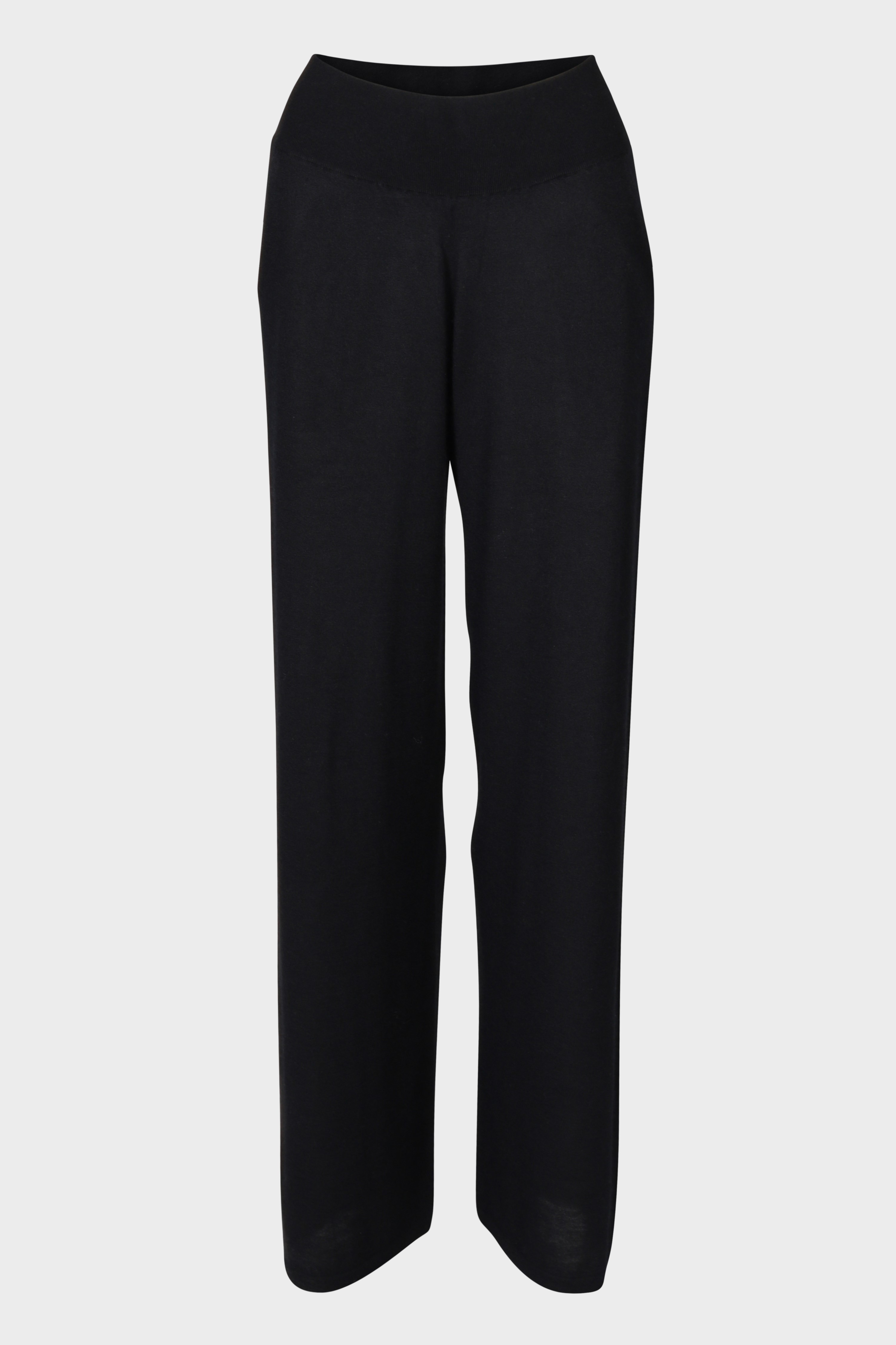 FRENCKENBERGER Straight Pants in Black L