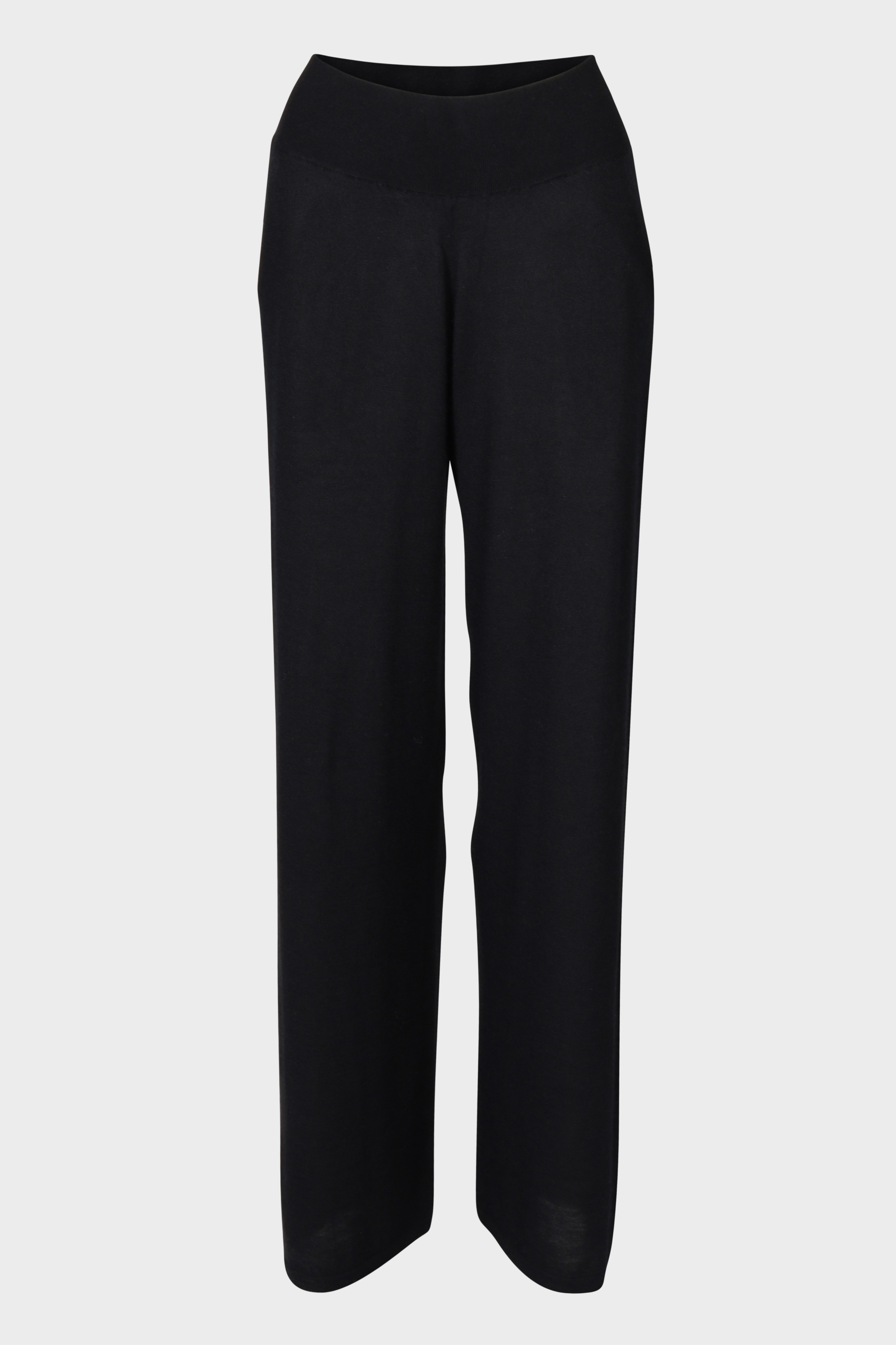 FRENCKENBERGER Straight Pants in Black XS