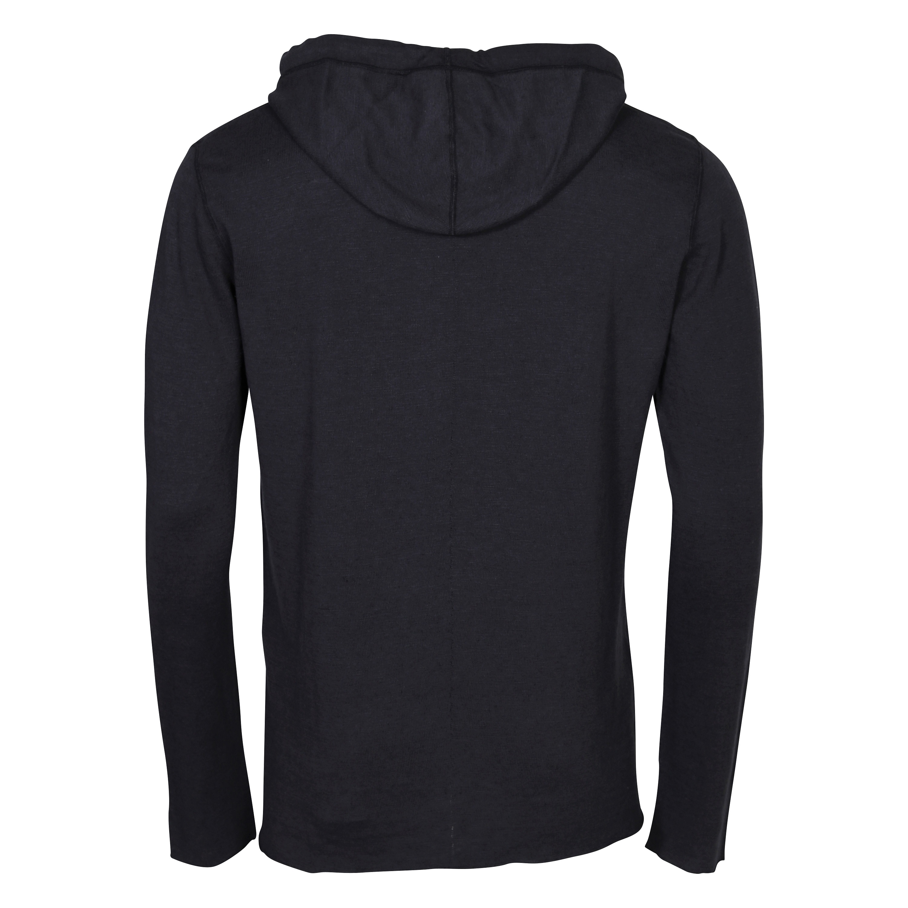 Hannes Roether Knit Hoodie in Dark Navy