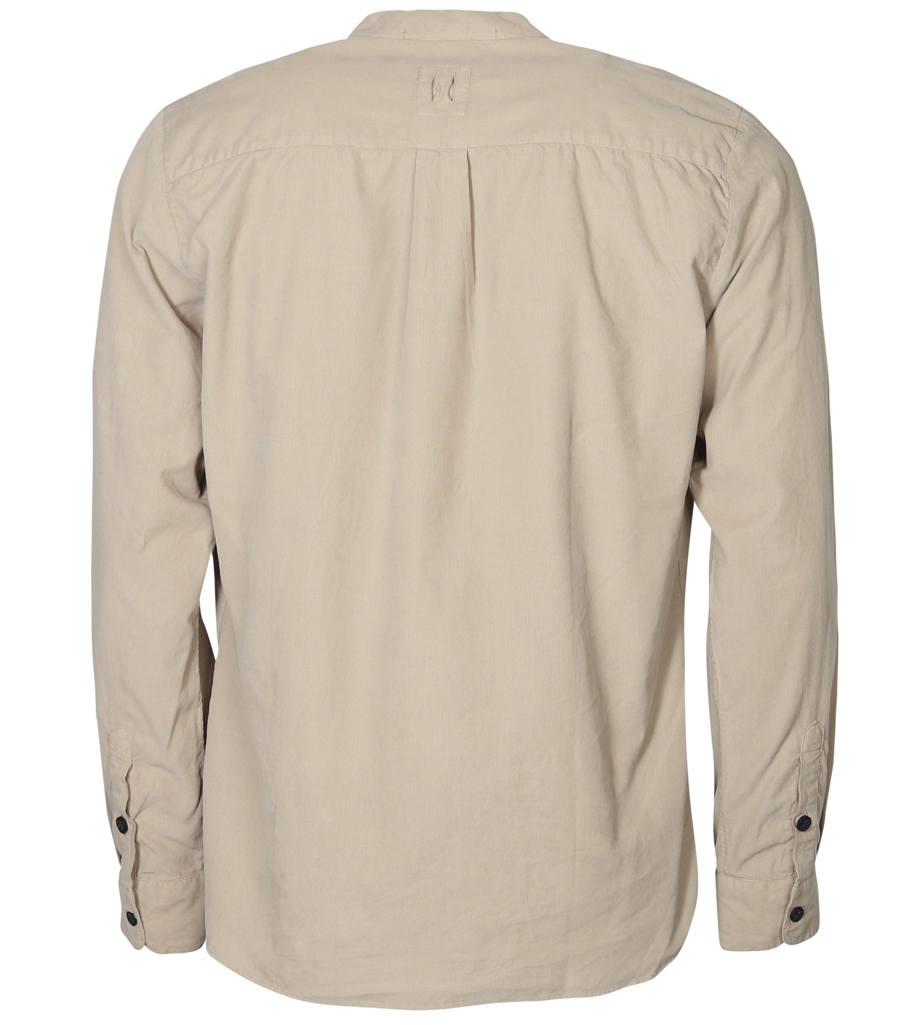 HANNES ROETHER Fine Corduroy Shirt in Beige