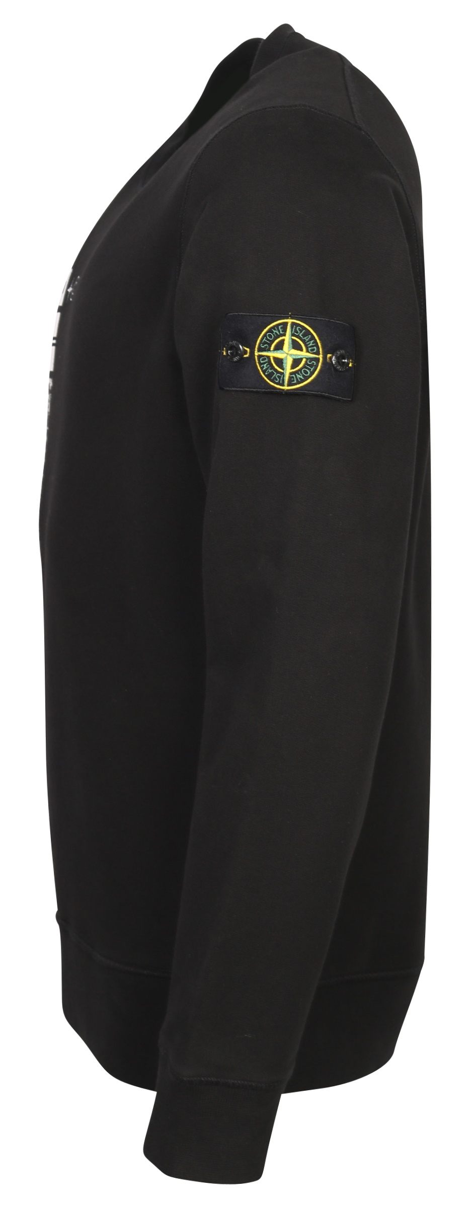 Stone Island Sweatshirt Black White Printed 3XL
