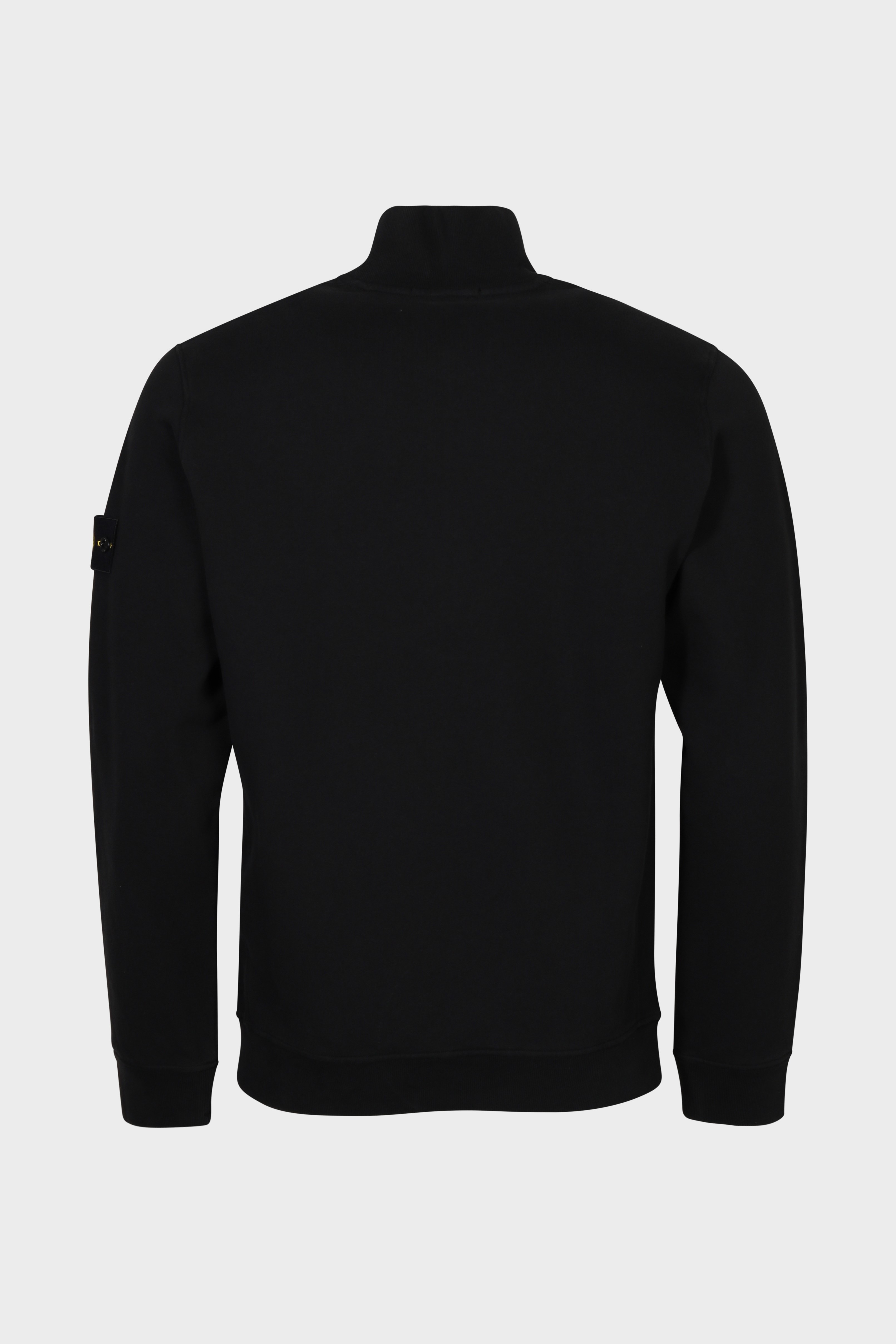 STONE ISLAND Half Zip Sweatshirt in Black 3XL