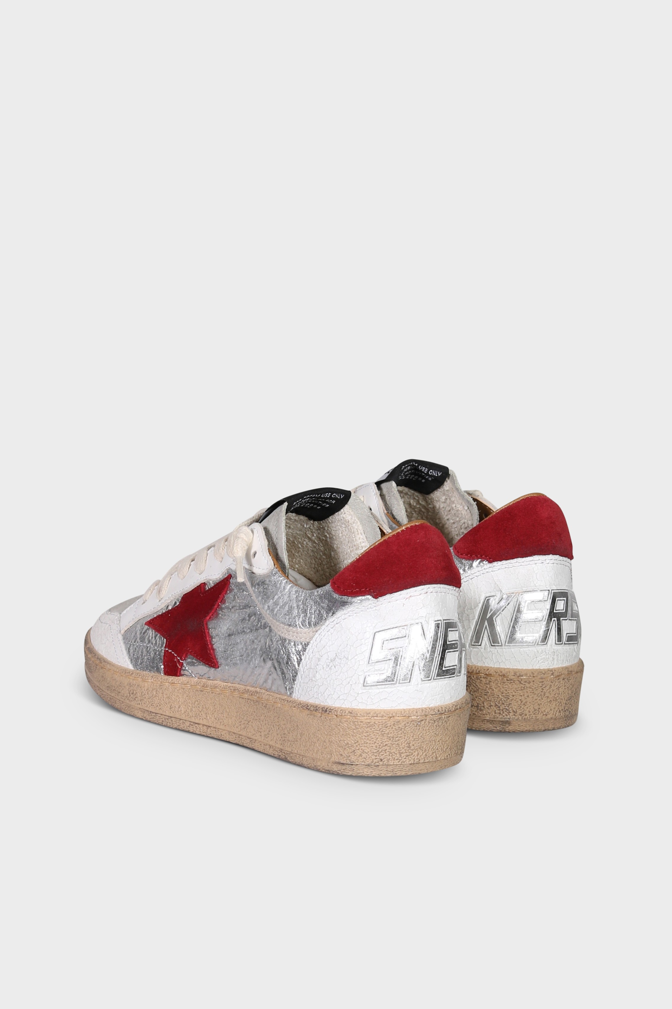 GOLDEN GOOSE Ballstar Grey/Red