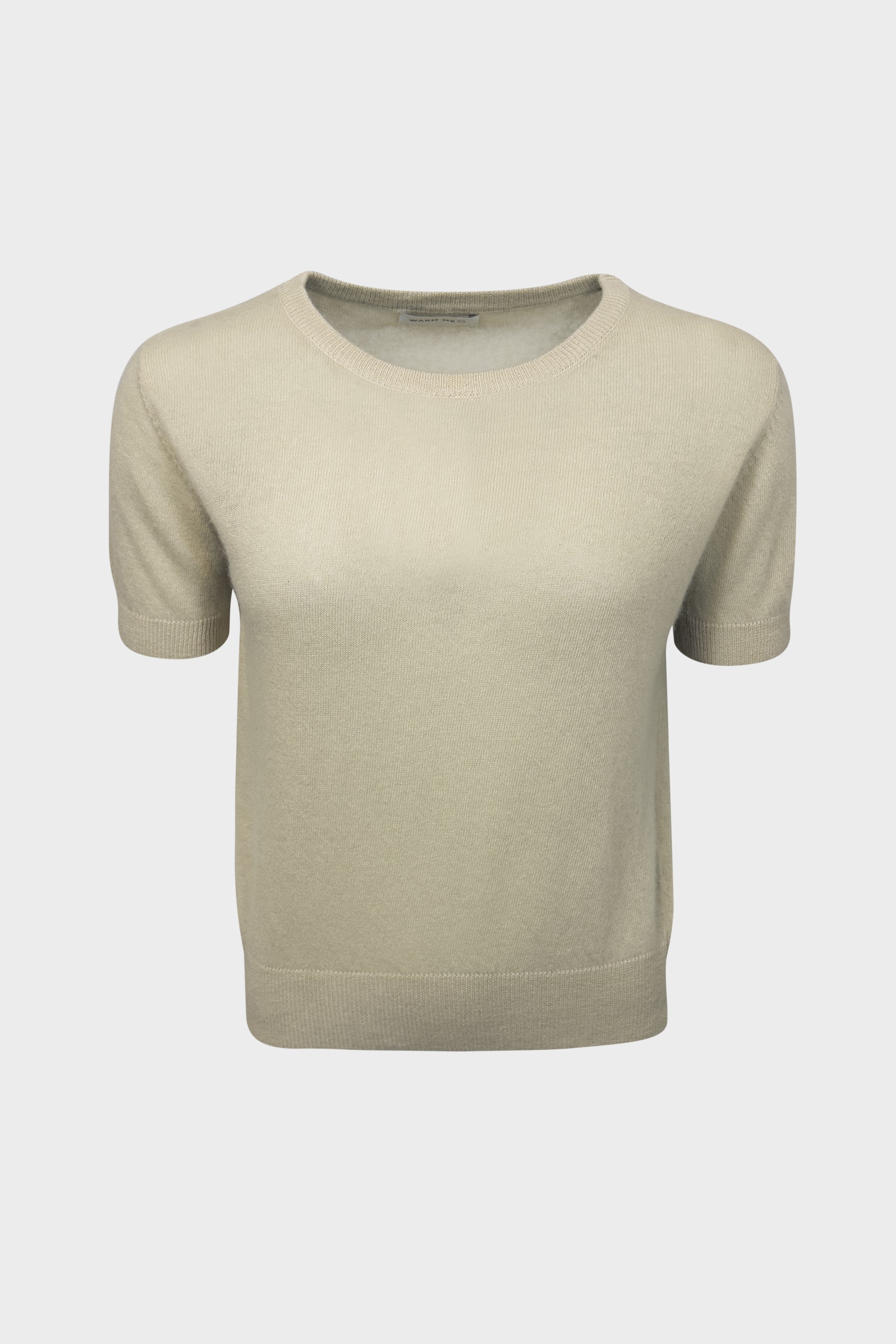 WARM ME Cashmere T-Shirt Lin in Sand L