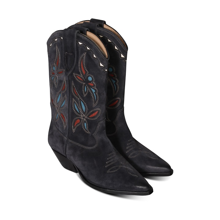 ISABEL MARANT Duerto Boots in Faded Black 37