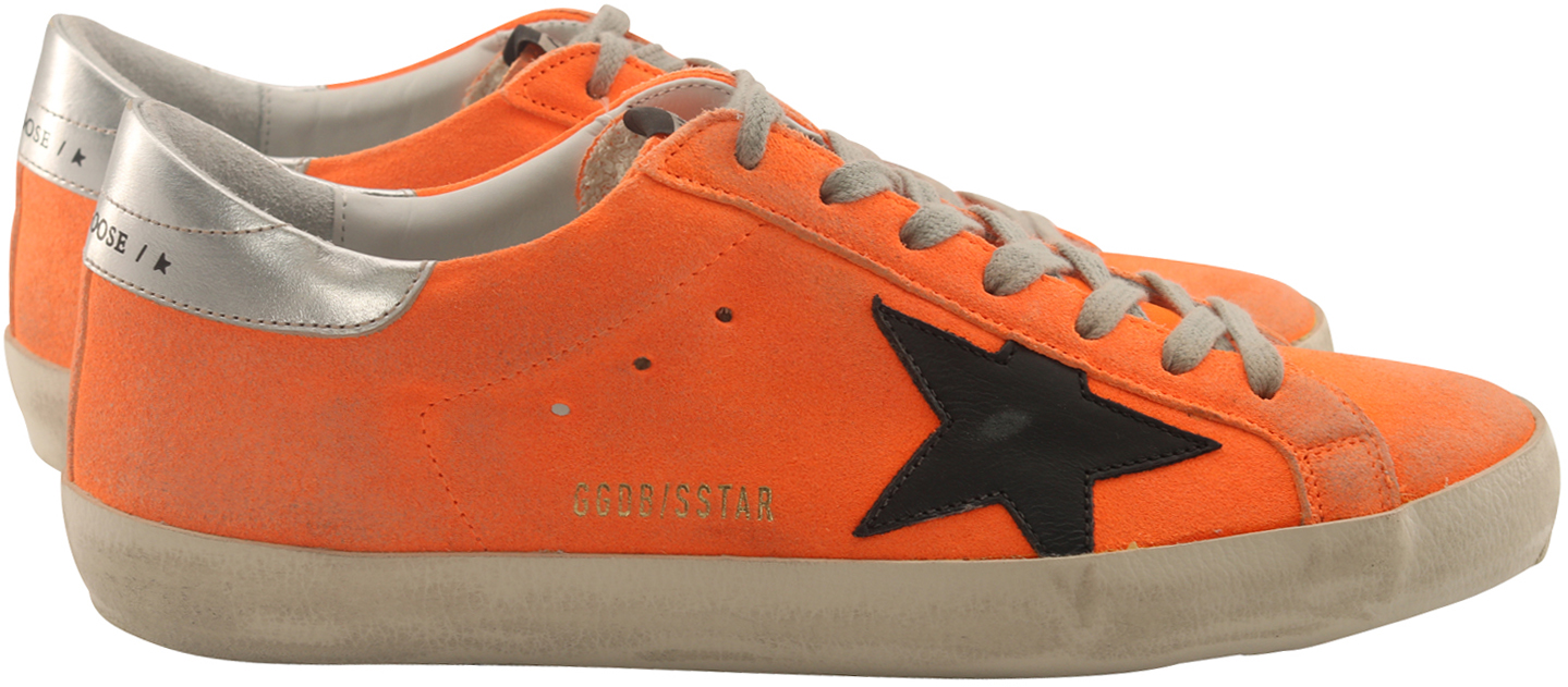 Golden Goose Sneaker Superstar Orange Fluo/Black Star