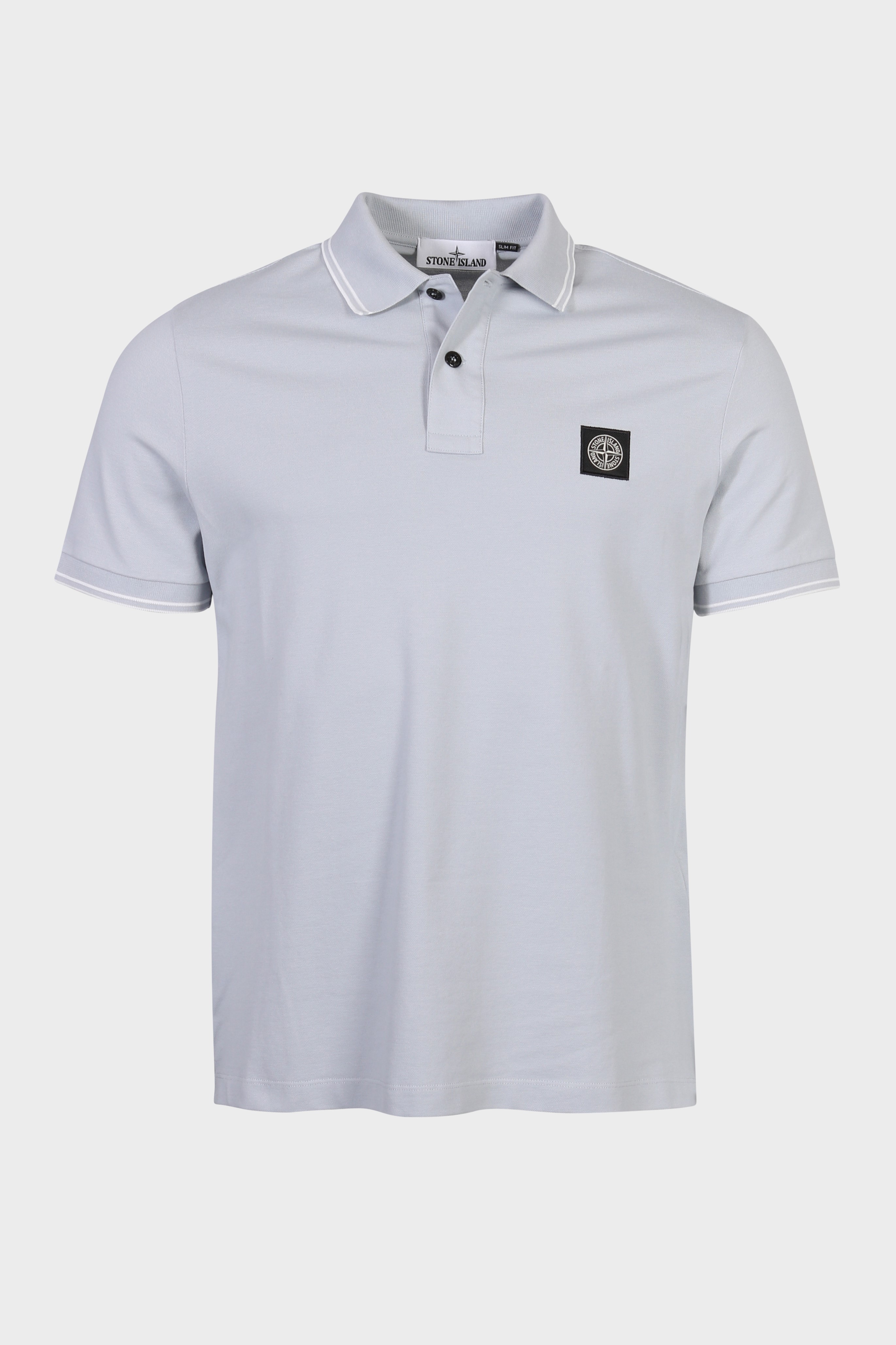 STONE ISLAND Slim Fit Polo Shirt in Sky Blue M