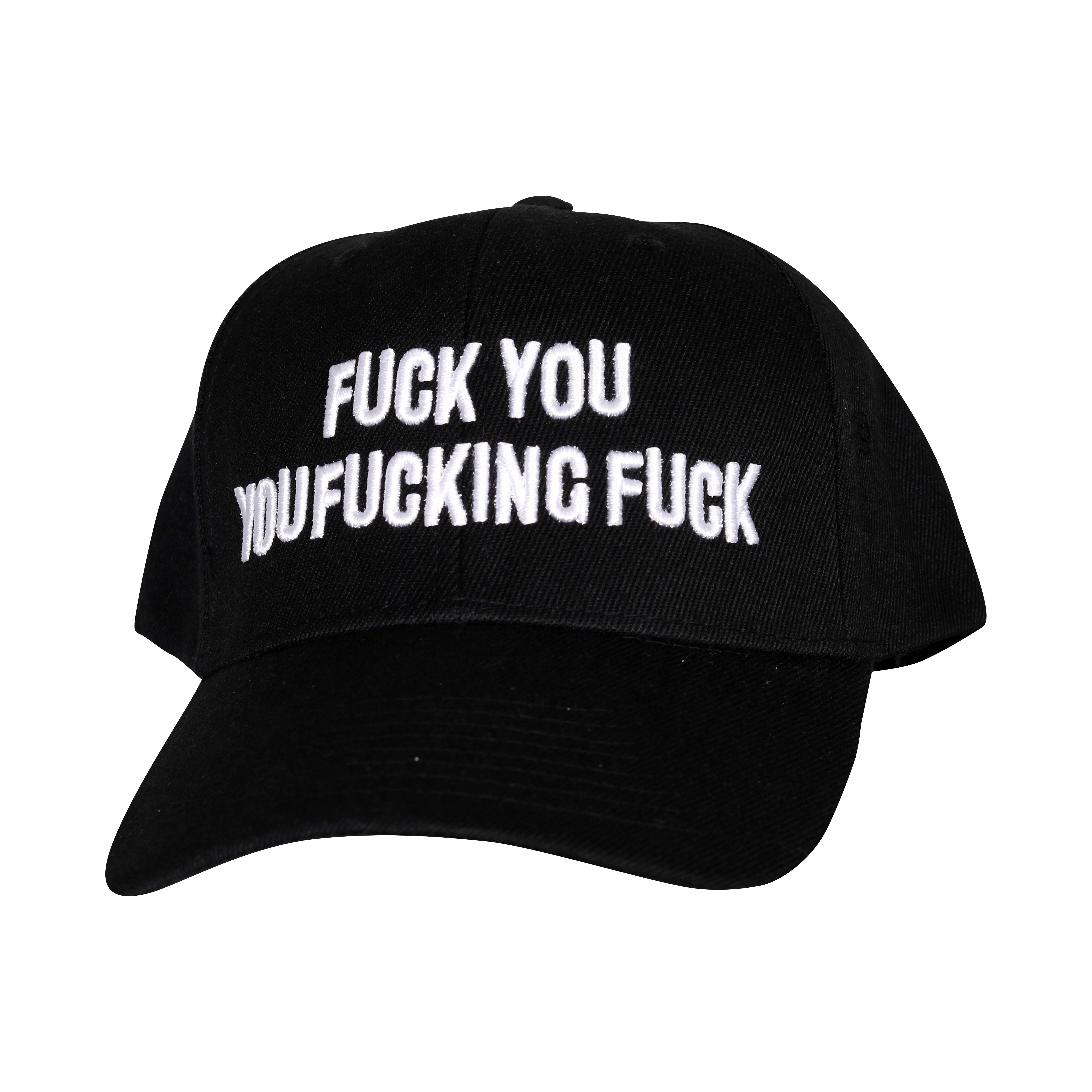 R13 Baseball FYYFF Hat in Black