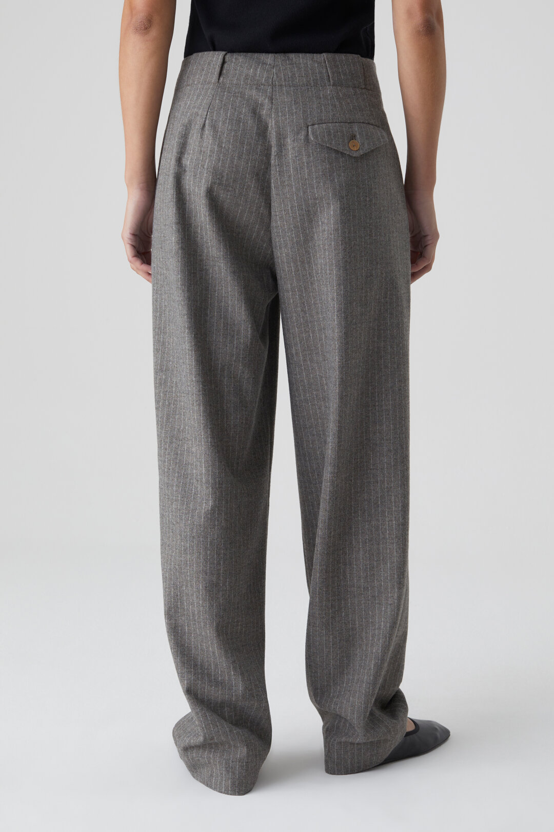 CLOSED Mawson Wool Trouser in Grey