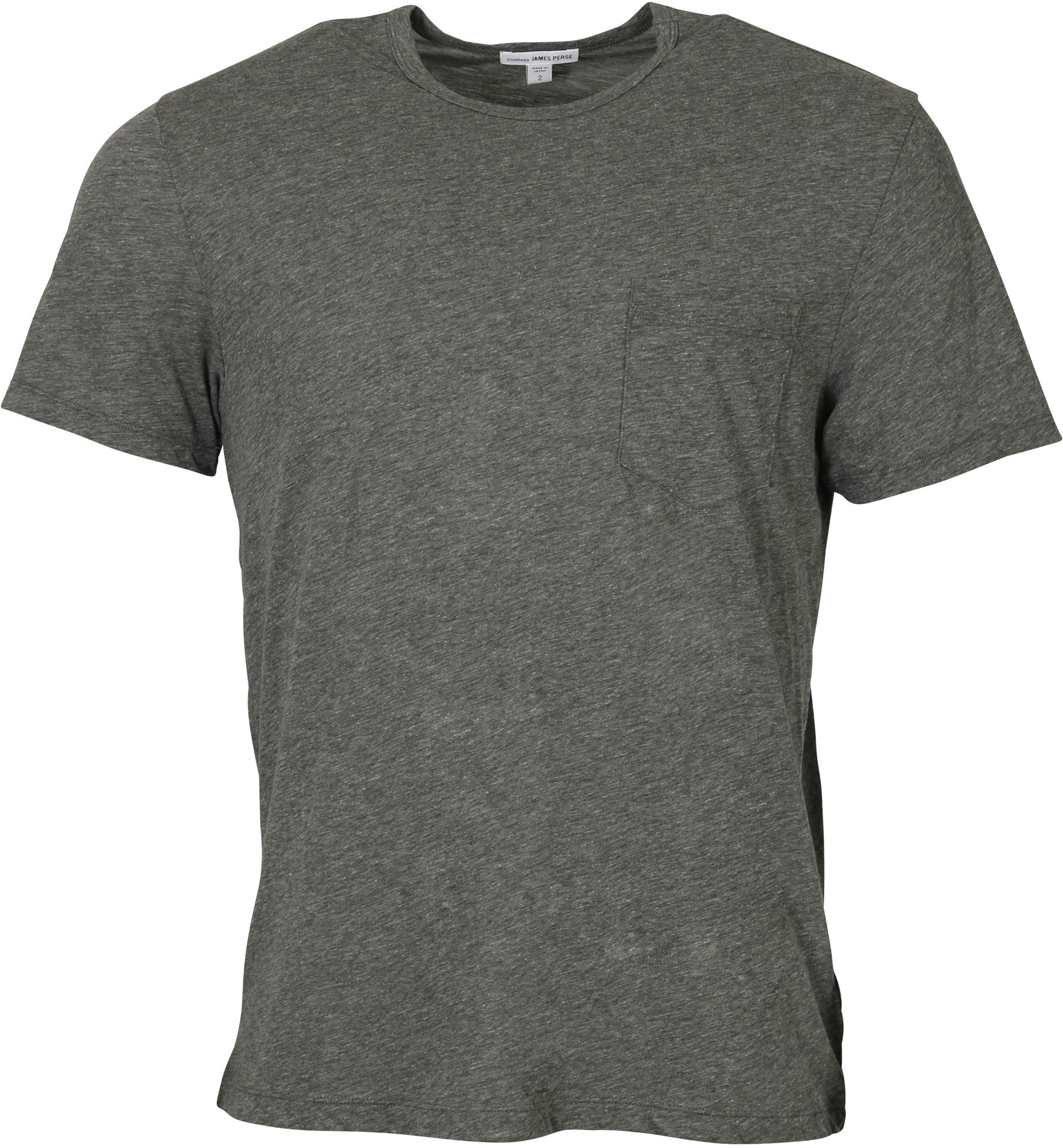 James Perse Pocket T-Shirt Grey Melange
