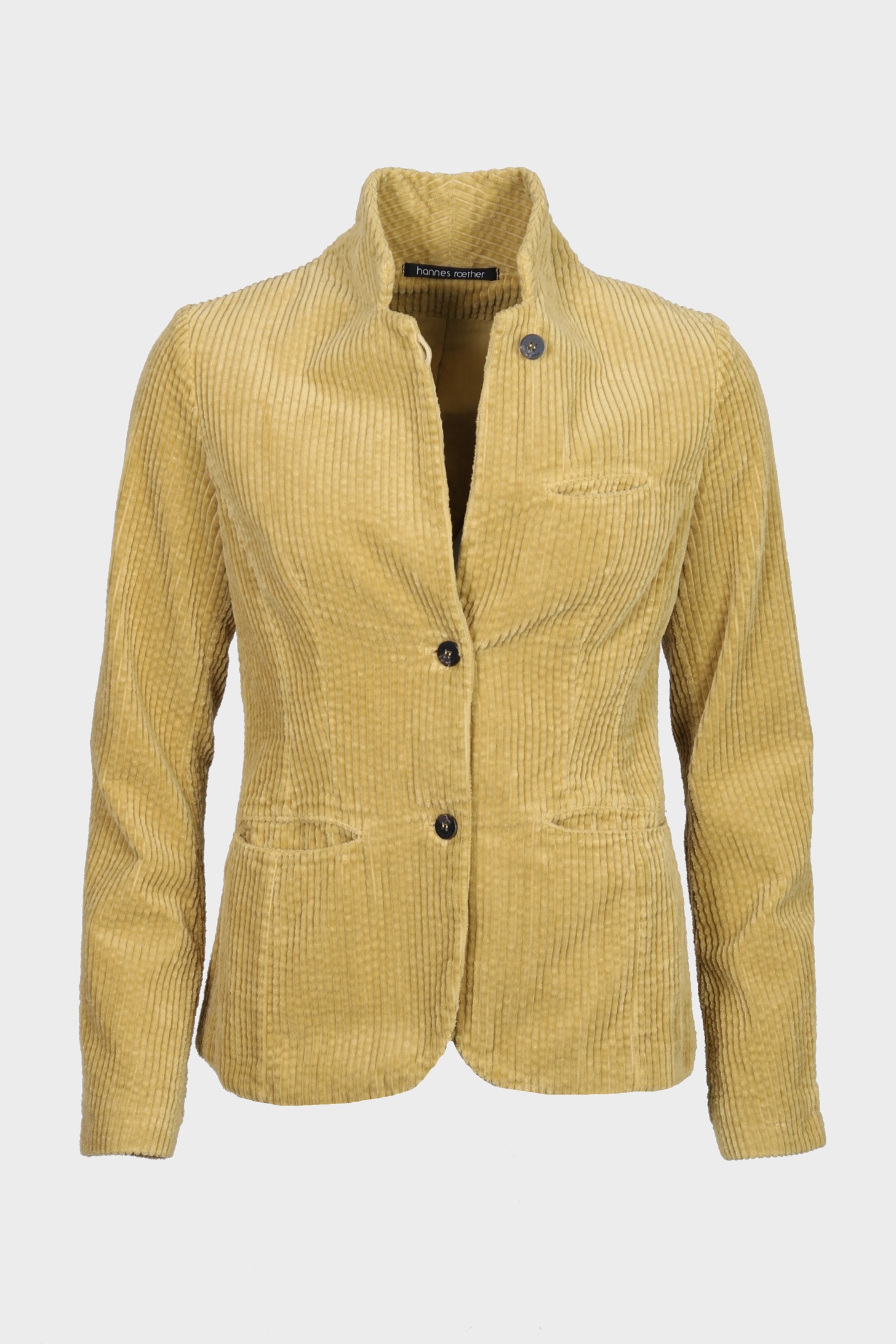HANNES ROETHER Corduroy Jacket in Mustard