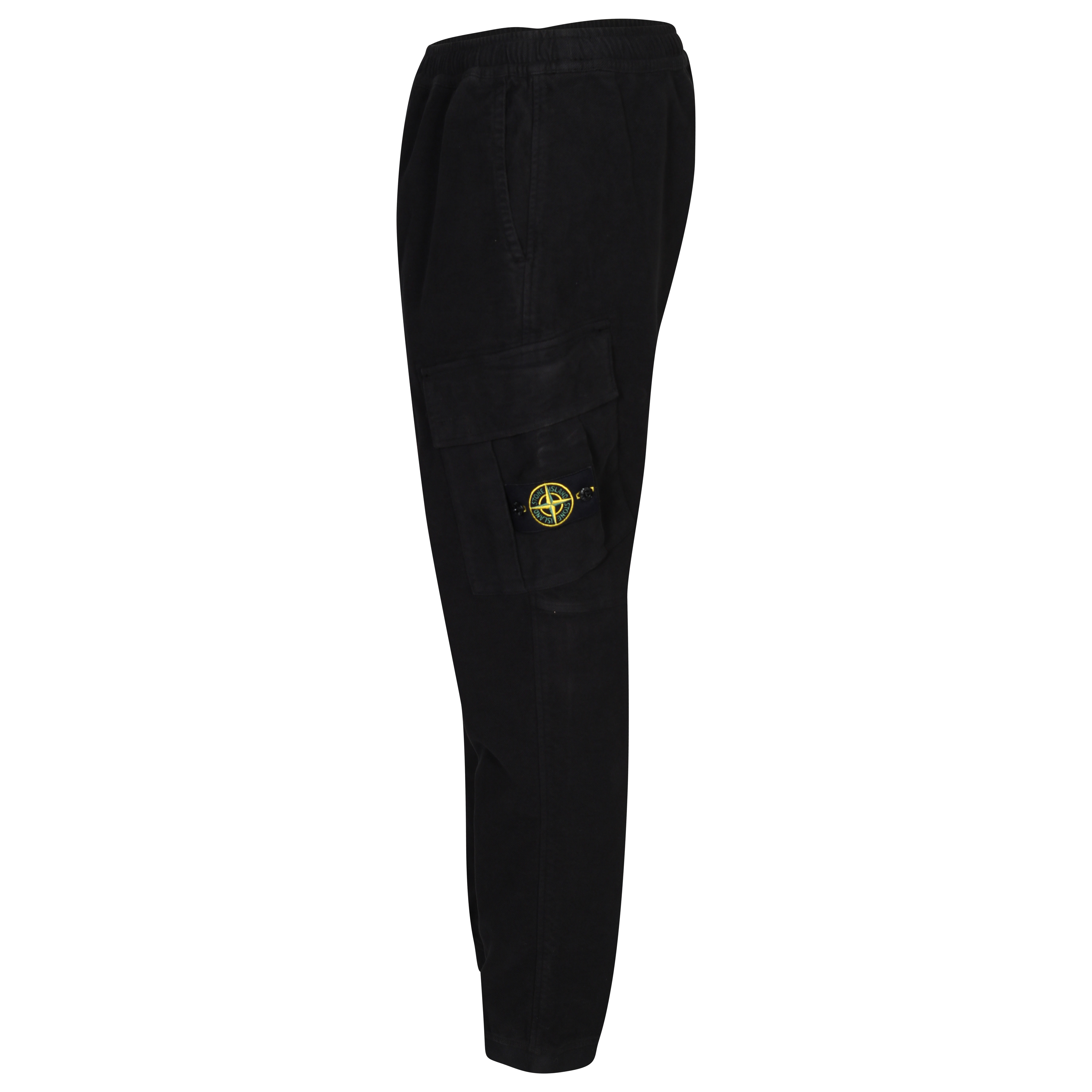 Stone Island Cotton Twill Cargo Pant in Black