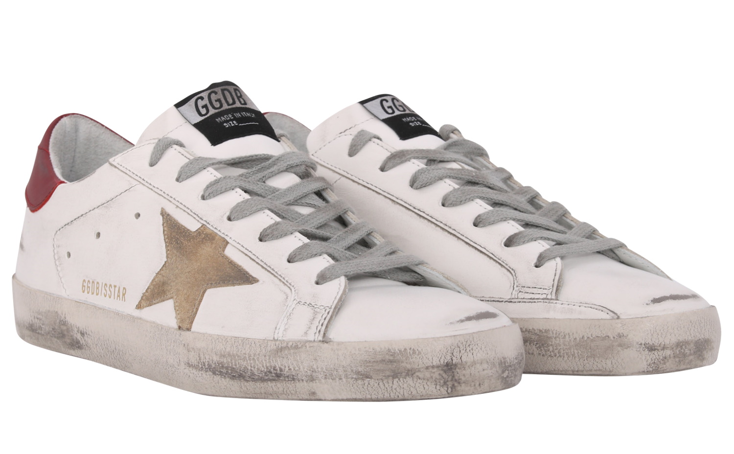 Golden Goose Superstar White/Beige/Red