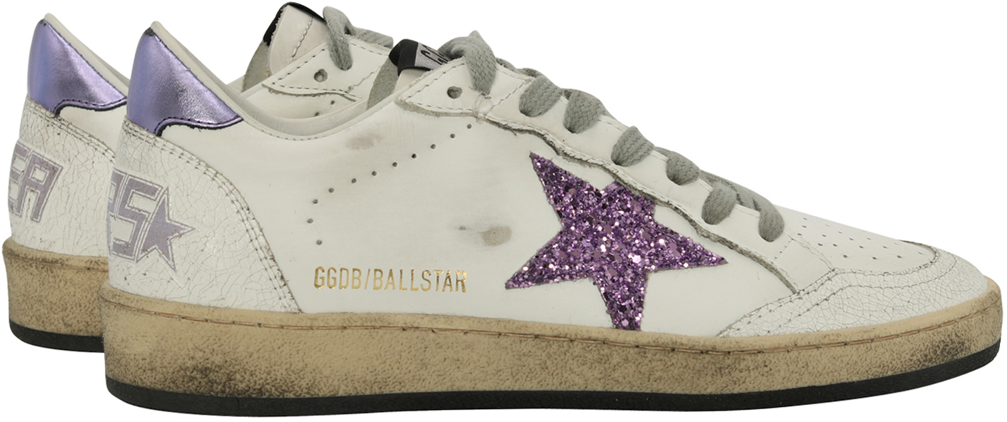 Golden Goose Sneaker Ball Star White/Lavender Star