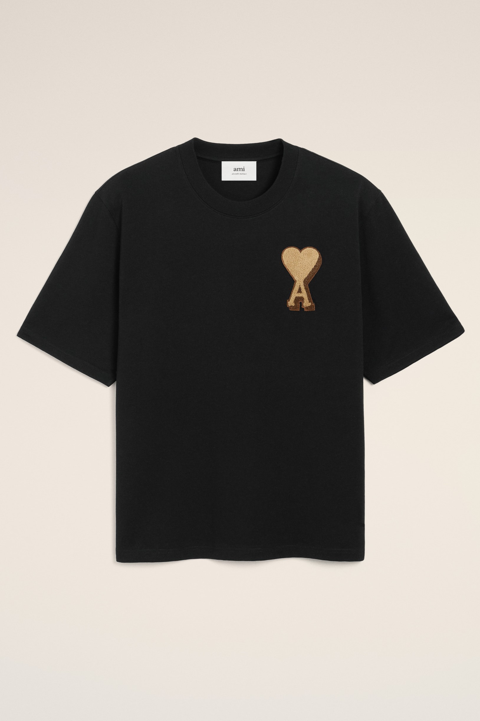 AMI PARIS de Coeur Big Logo T-Shirt in Black