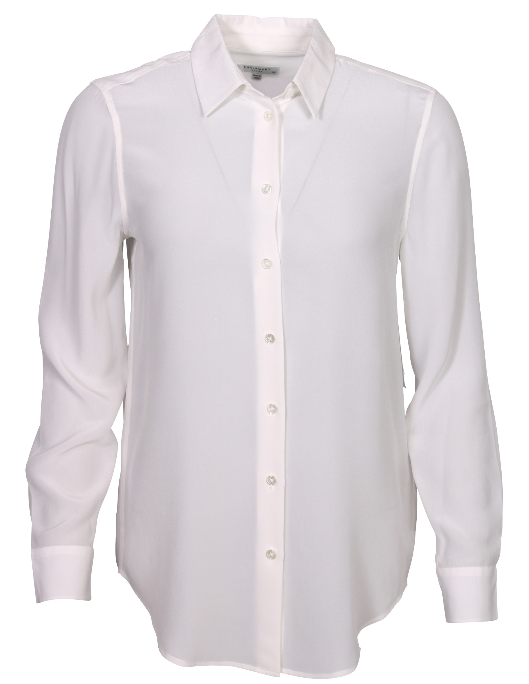 Equipment Essentiel Silk Shirt White