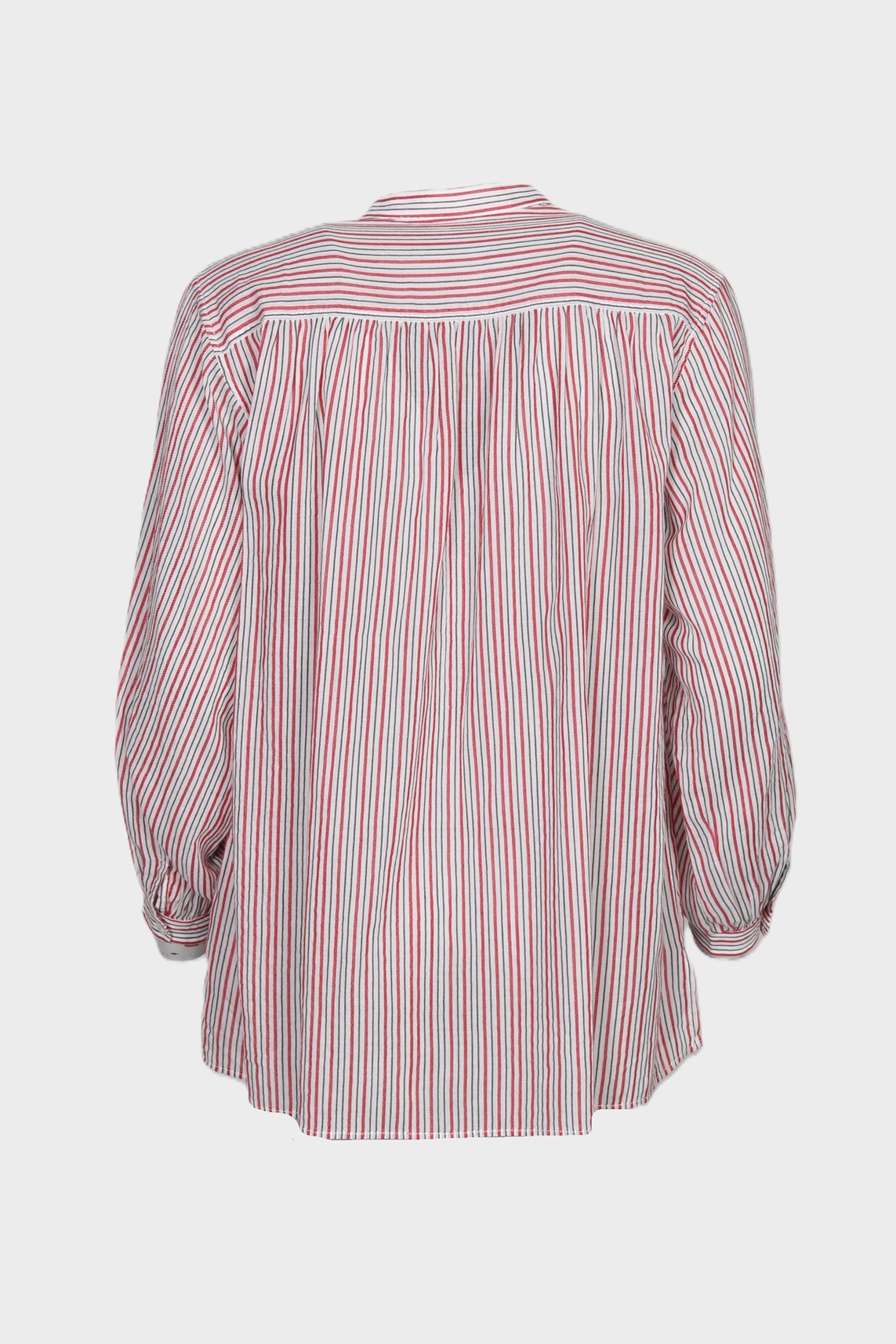 ISABEL MARANT ÉTOILE Sapha Blouse in Ecru/Red