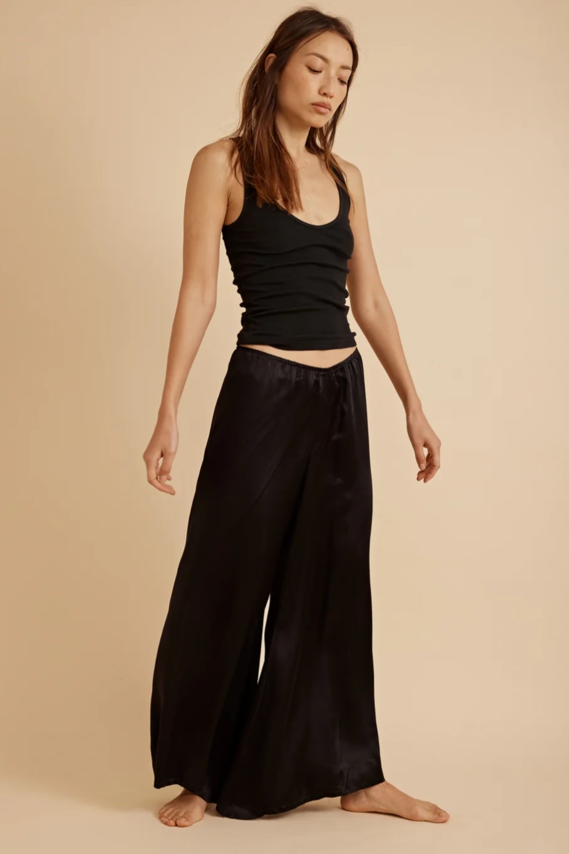 ALL III Olympia Silk Pant in Black ALL III Olympia Silk Pant in Black