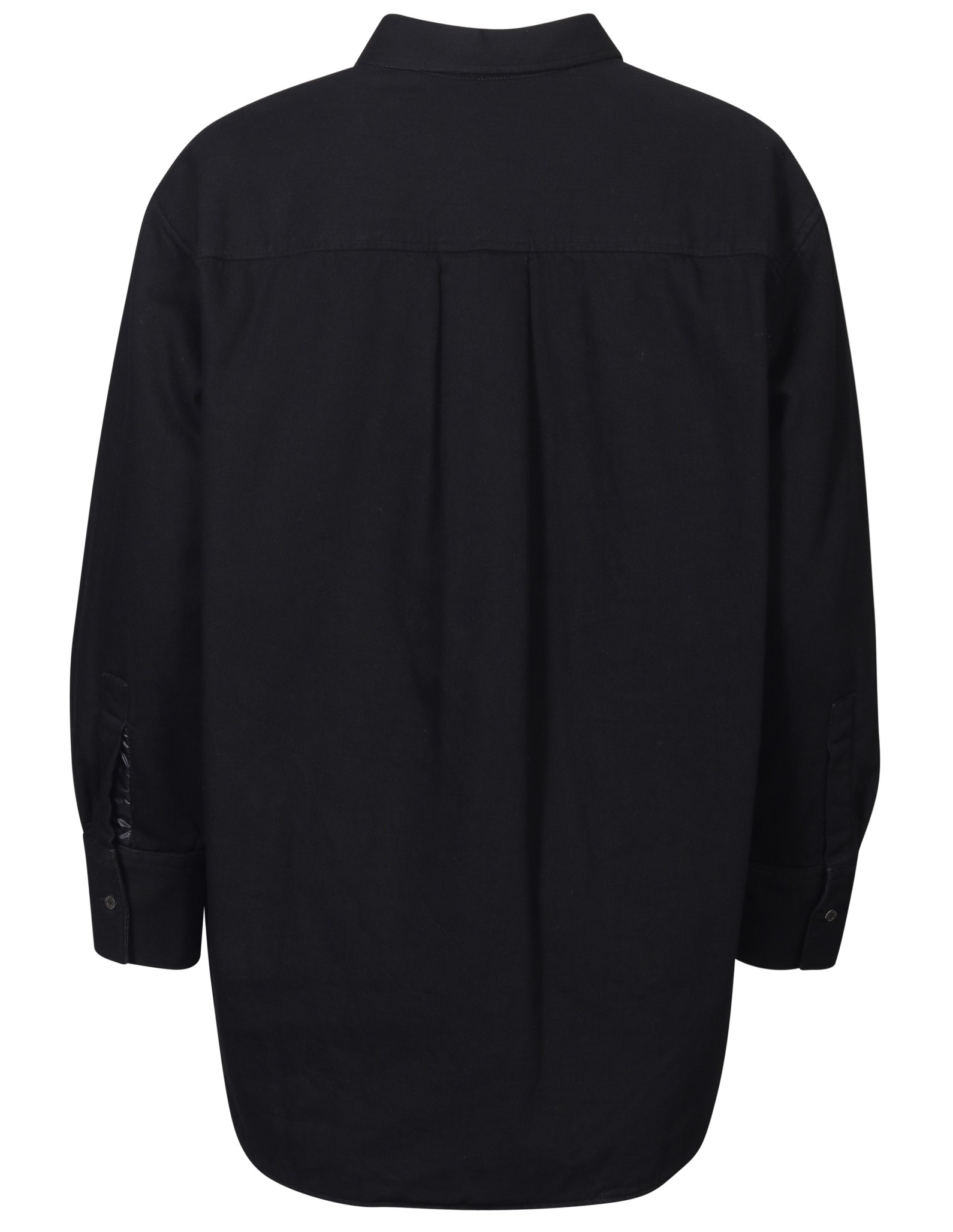 ASPESI Soft Padded Wool Overshirt in Black