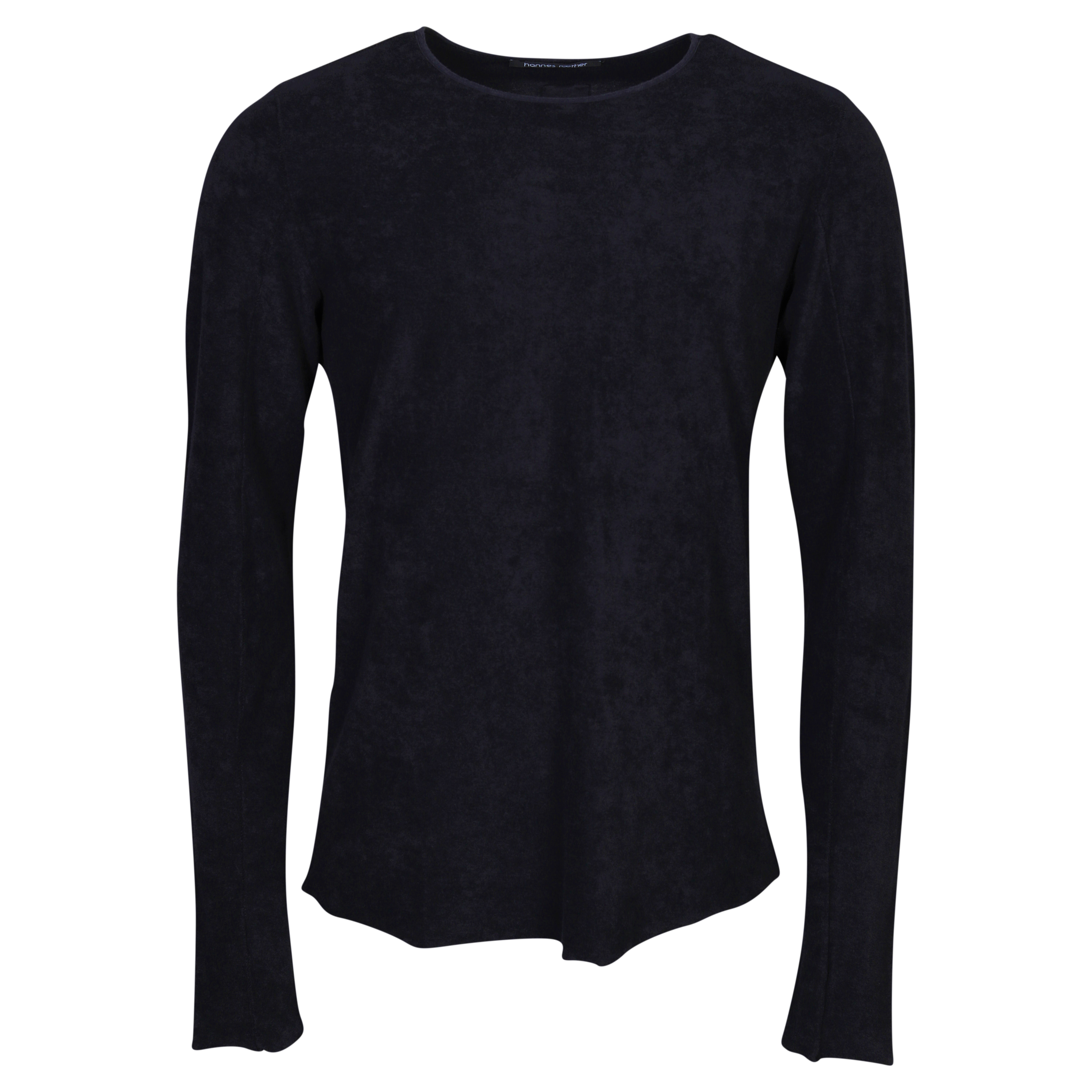Hannes Roether Frottee Longsleeve in Posh