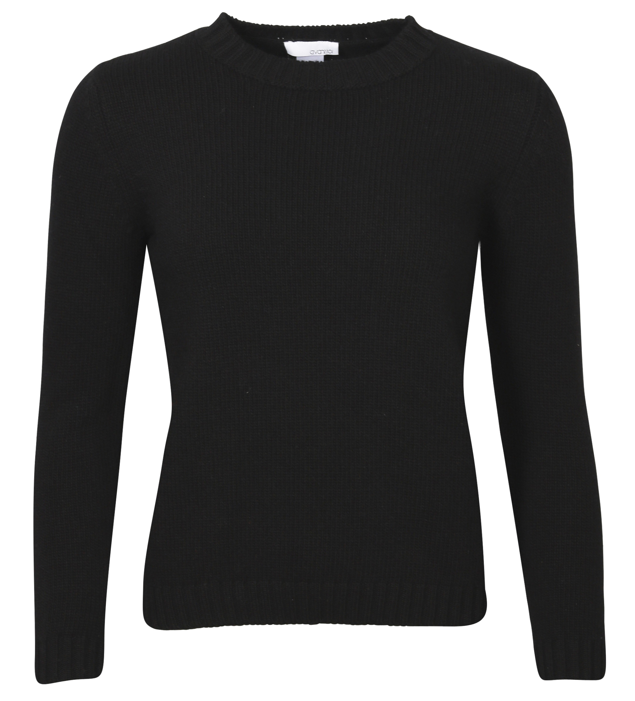 Avant Toi Crewneck Knit Sweater Black