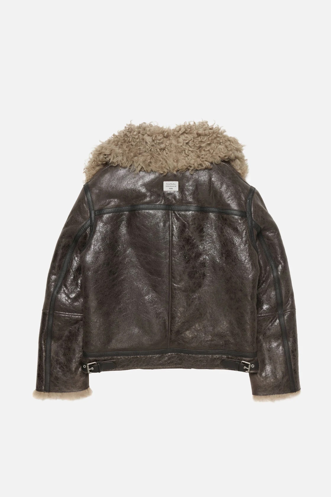 ACNE STUDIOS Shearling Jacket in Brown