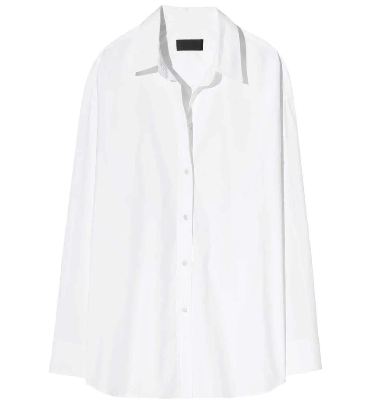 NILI LOTAN Mael Oversized Shirt in White NILI LOTAN Mael Oversized Shirt in White
