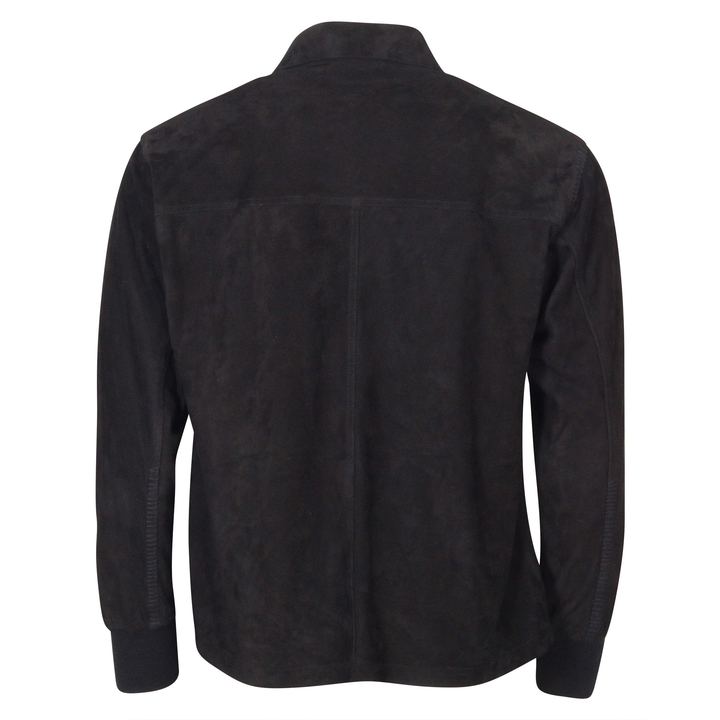 Giorgio Brato Soft Suede Overshirt Black