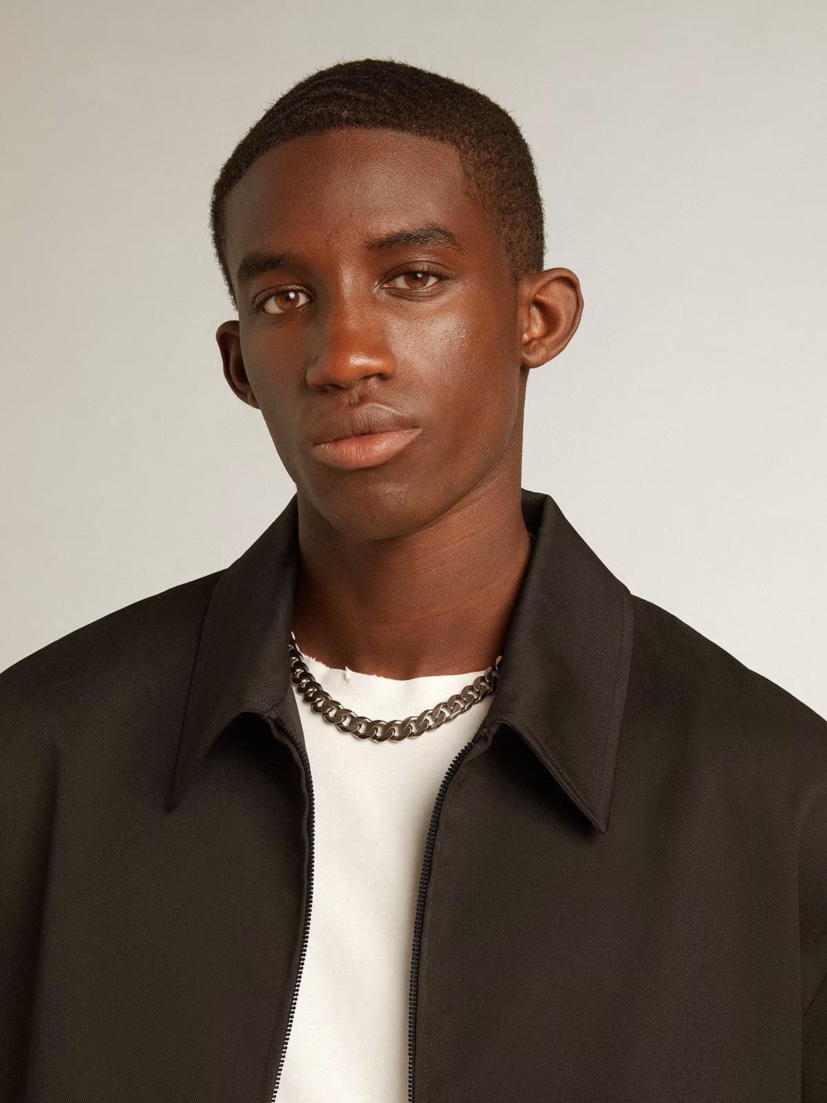 GOLDEN GOOSE Coach Jacket Luther in Black