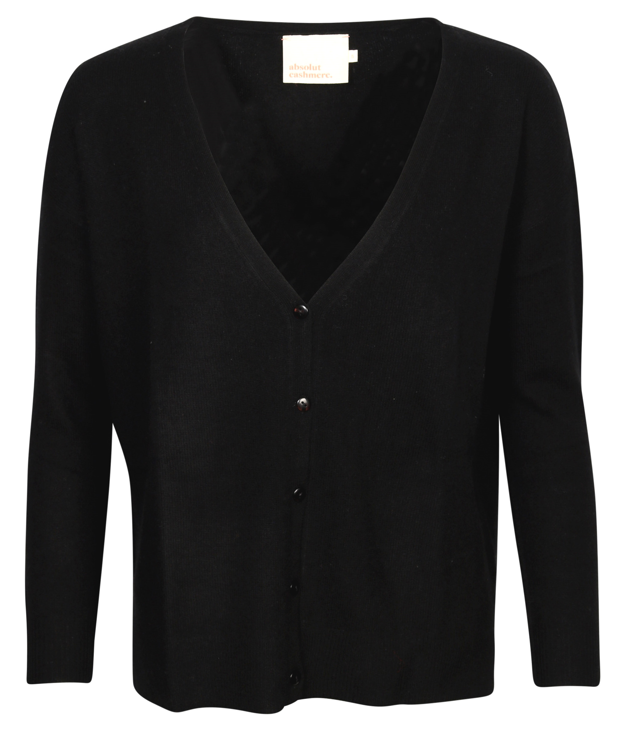 Absolut Cashmere Cardigan Gilet Black