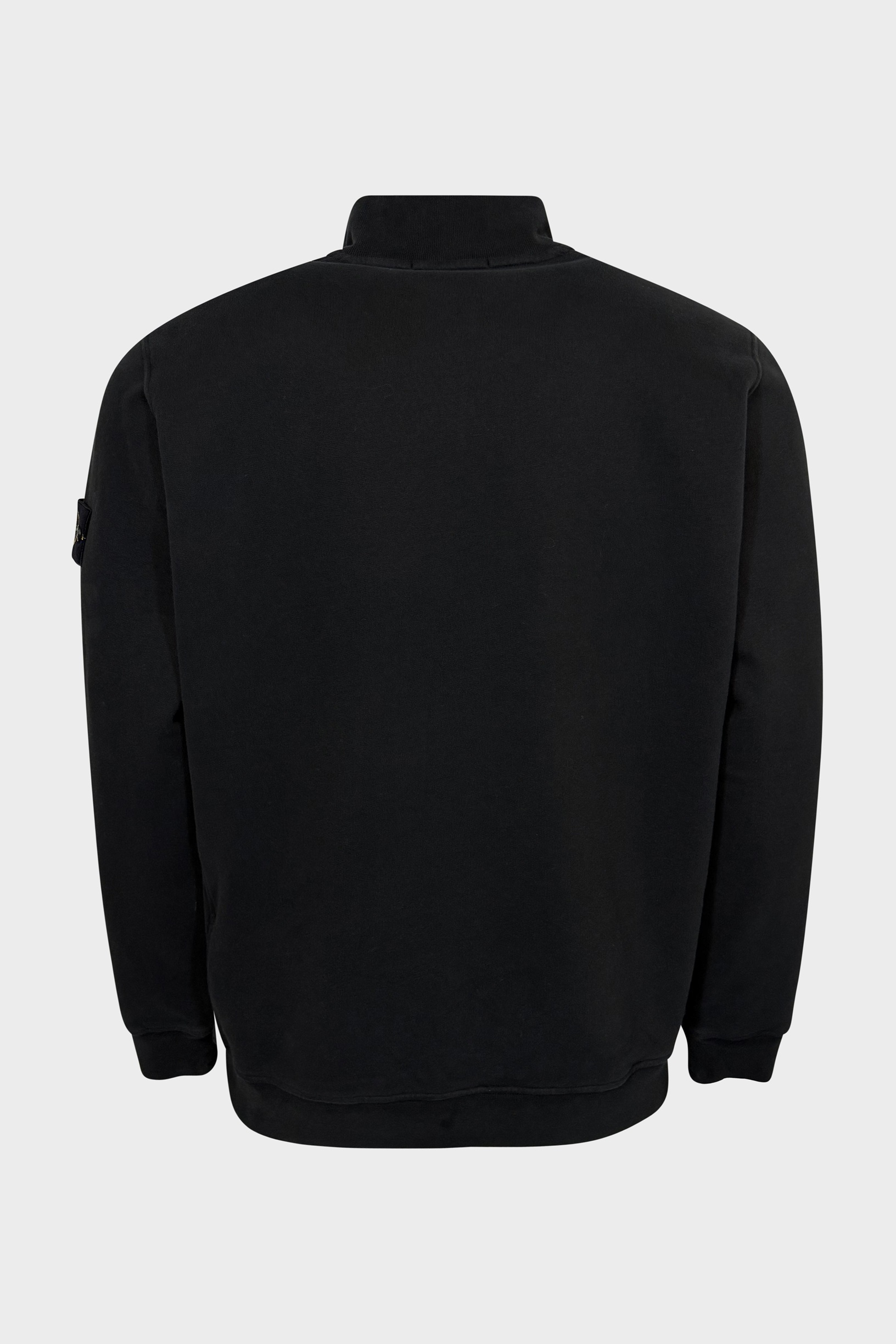 STONE ISLAND Half Zip Sweatshirt in Black STONE ISLAND Half Zip Sweatshirt in Black