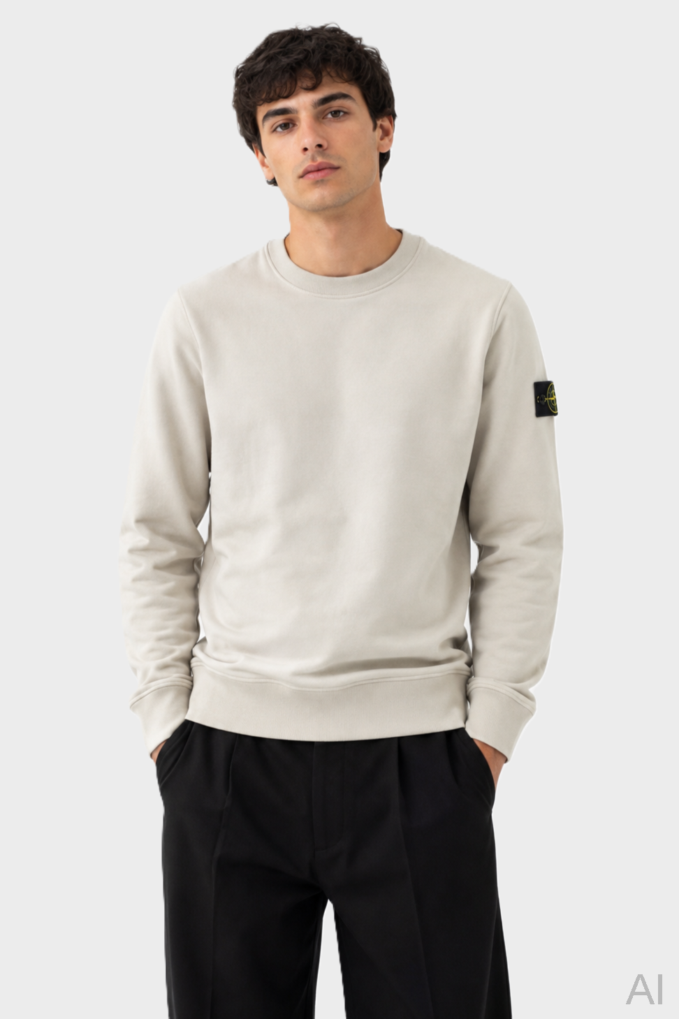 STONE ISLAND Sweatshirt in Stone