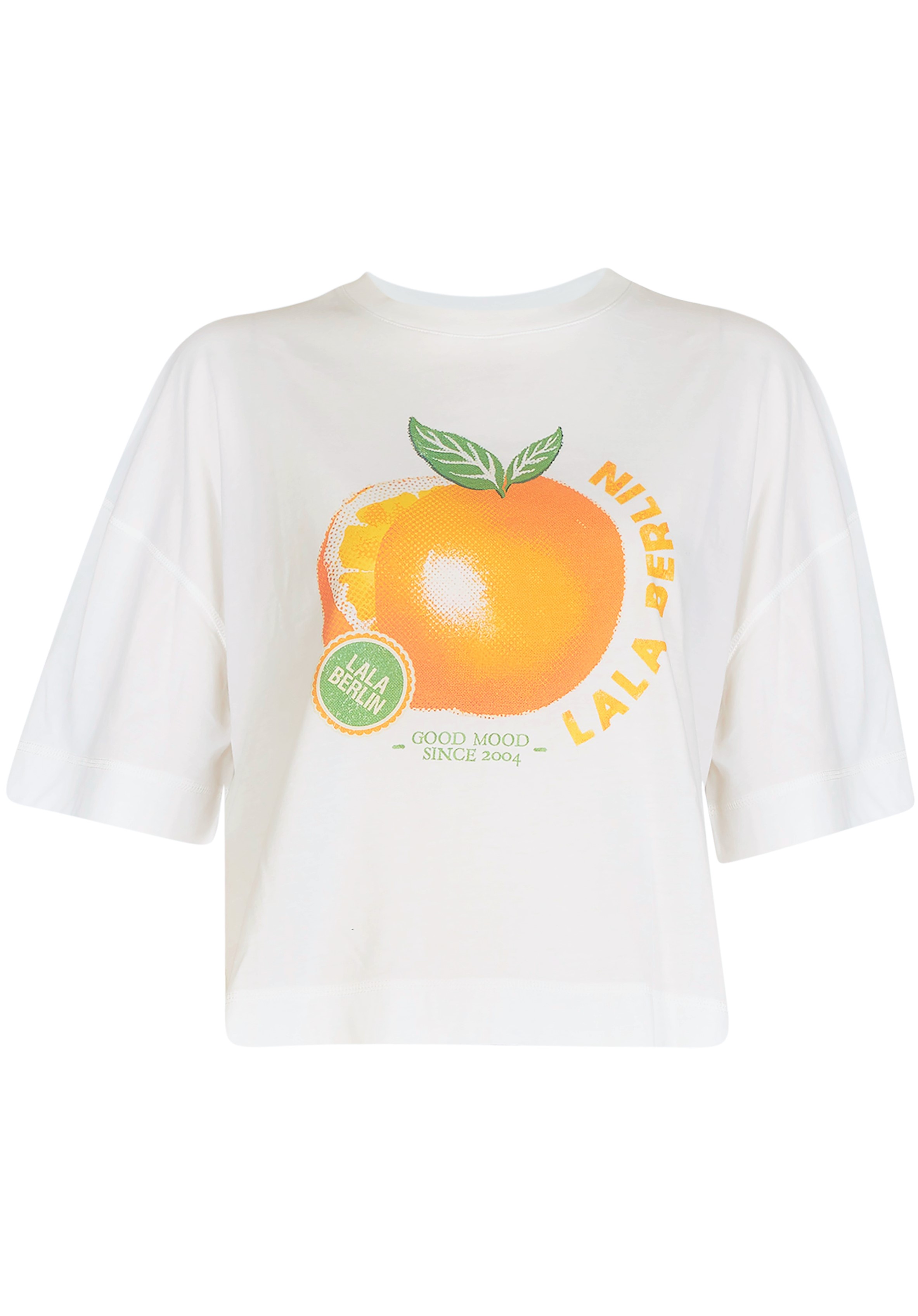 Lala Berlin T-Shirt Crea in White