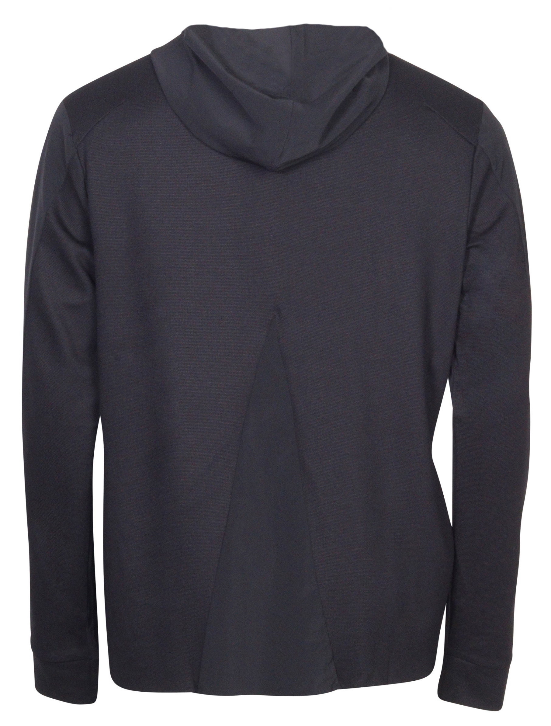 Thom Krom Hooded Tech/Jersey Jacket Black