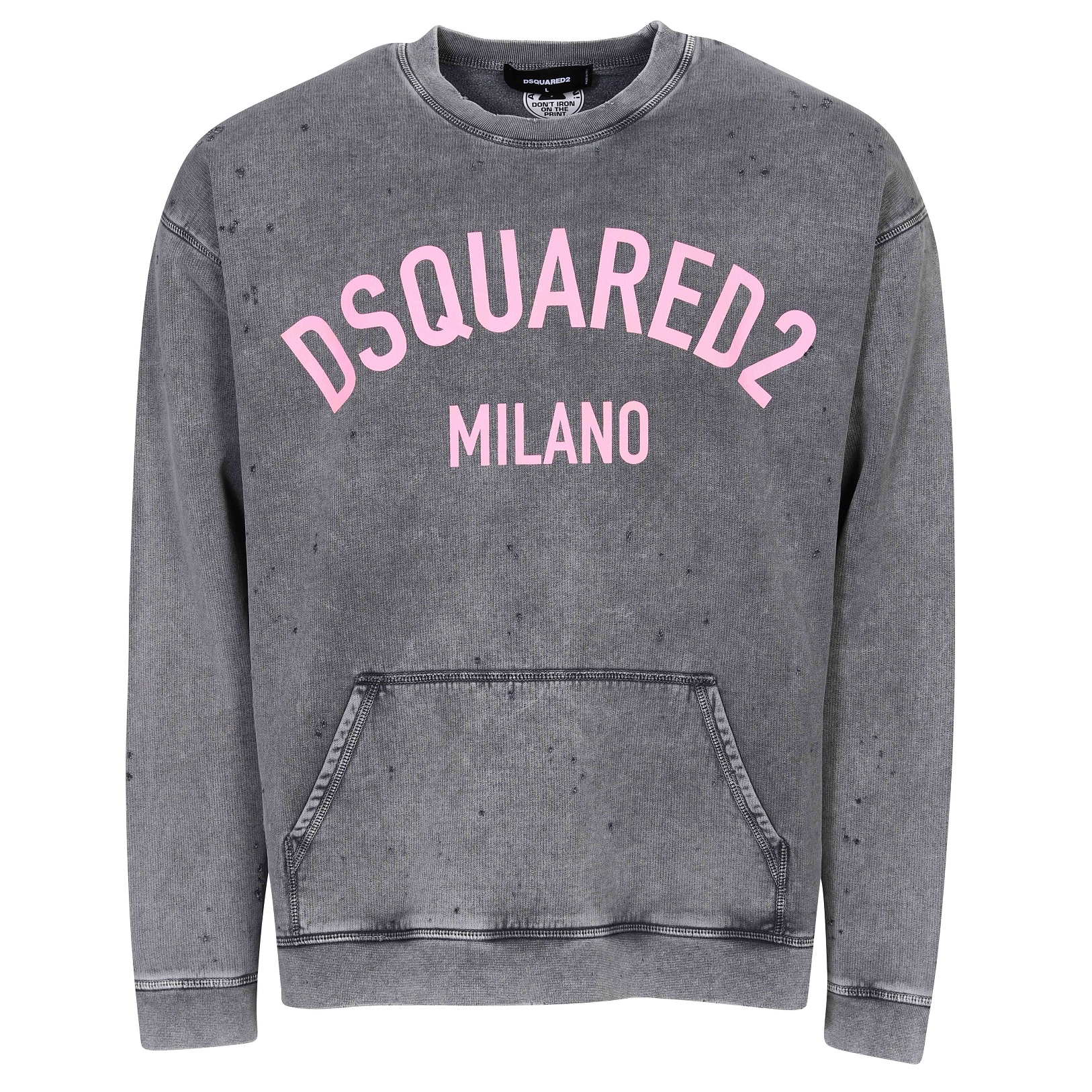 Dsquared D2 Milano Sweater in Vintage Grey