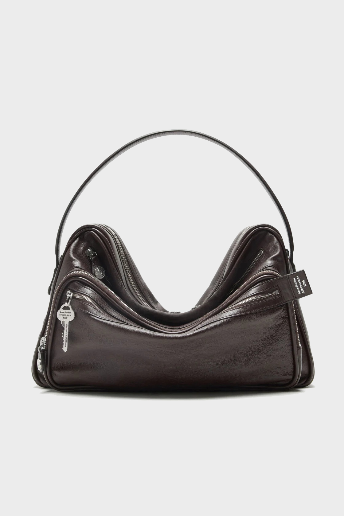 ACNE STUDIOS Camero Camera Bag in Chocolate Brown
