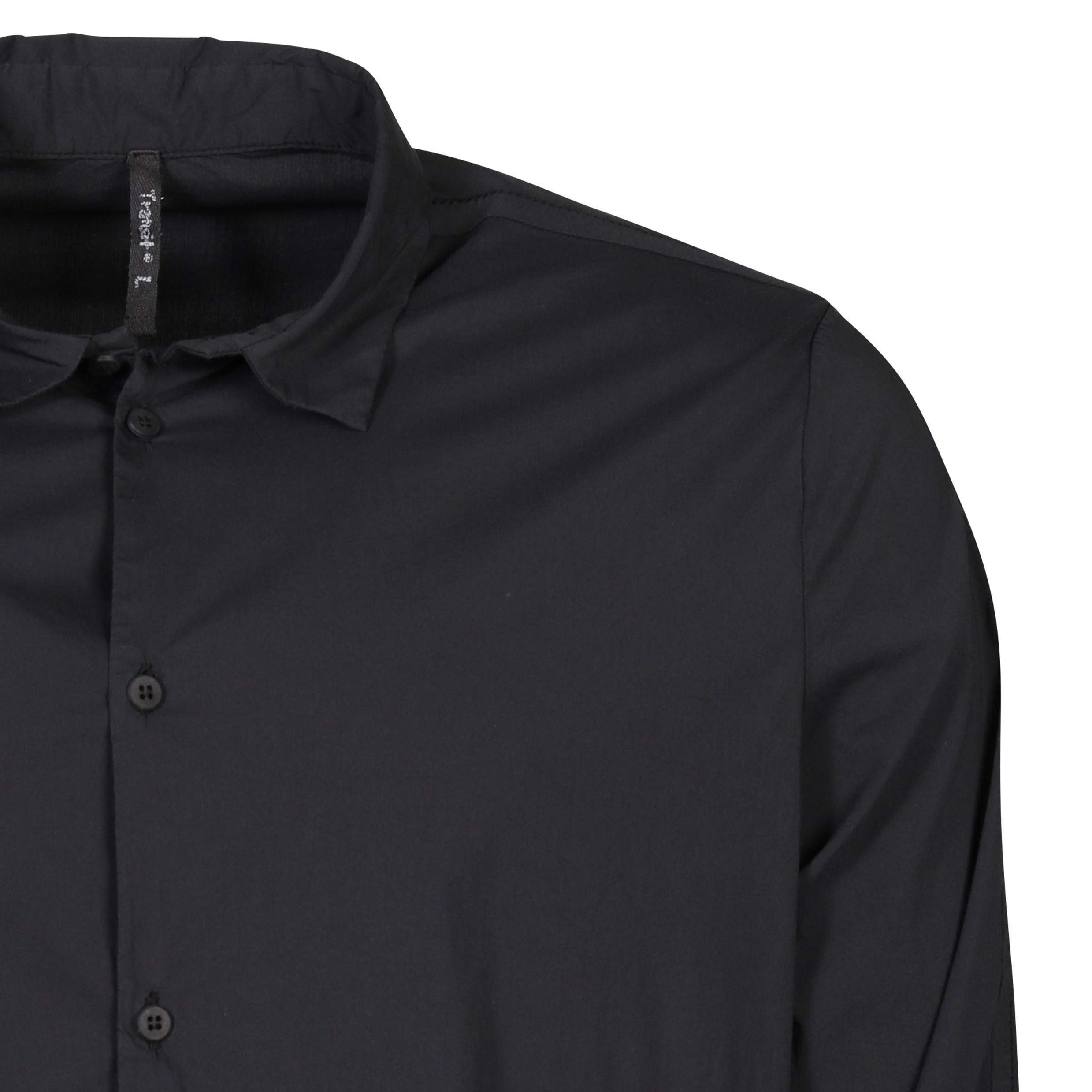 Transit Uomo Cotton Shirt in Black XL