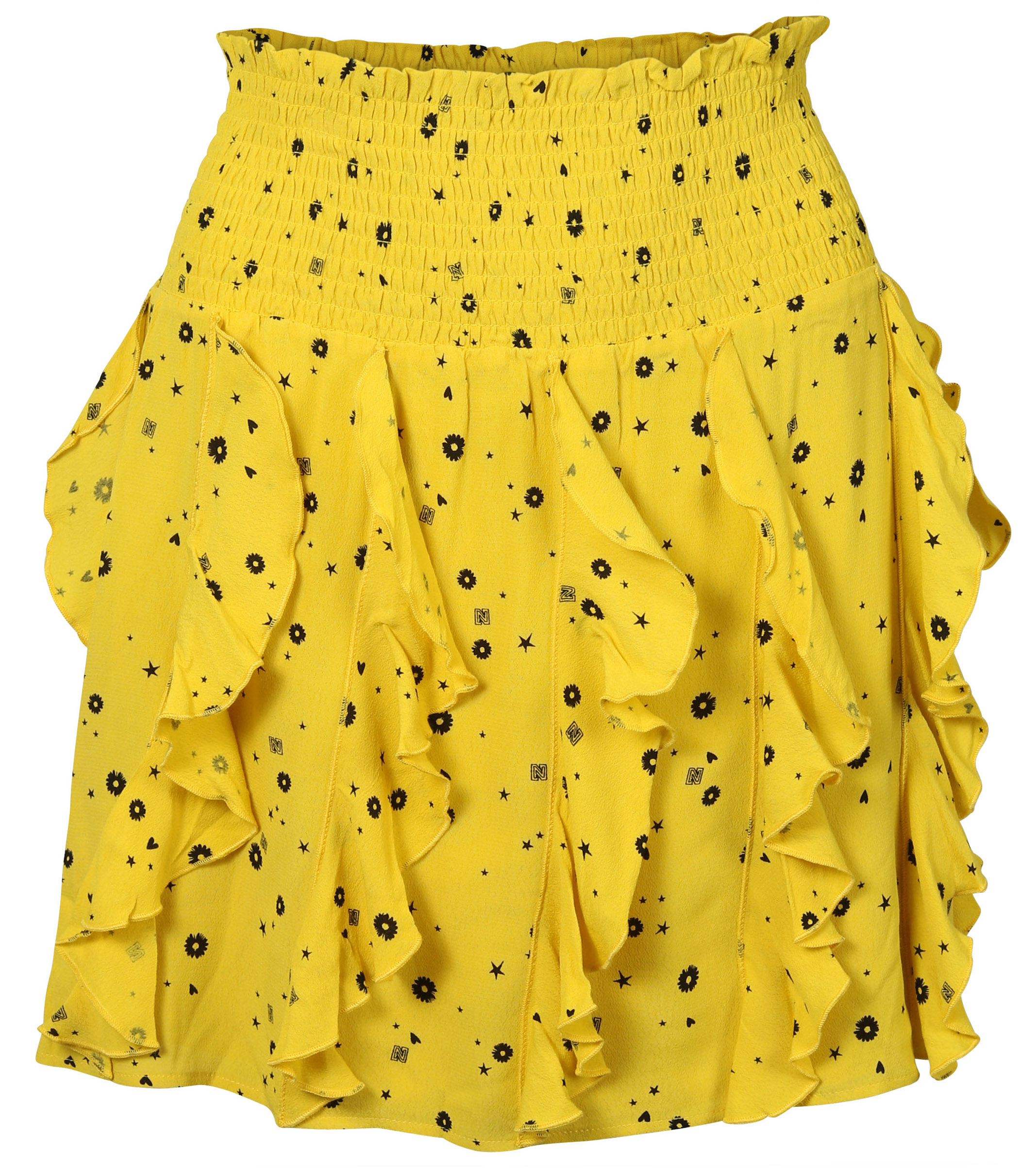 Nikkie Skirt Stacey Yellow Printed